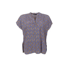 LUNA Andrea s/s Blouse - Blue Mist