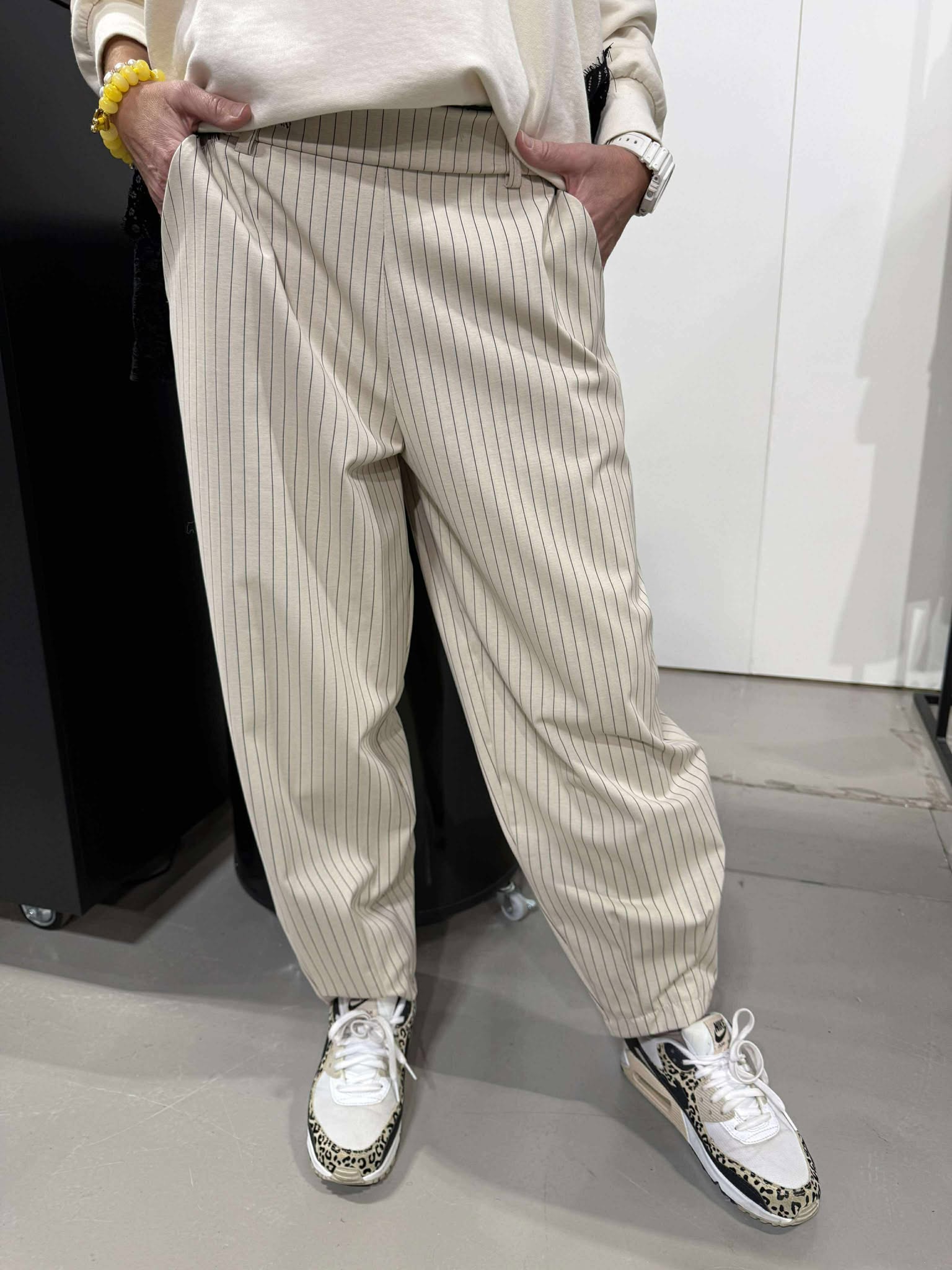 MILANO barrel pant - Kit Stripe