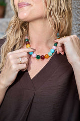 NILU armband - Coffee Leo