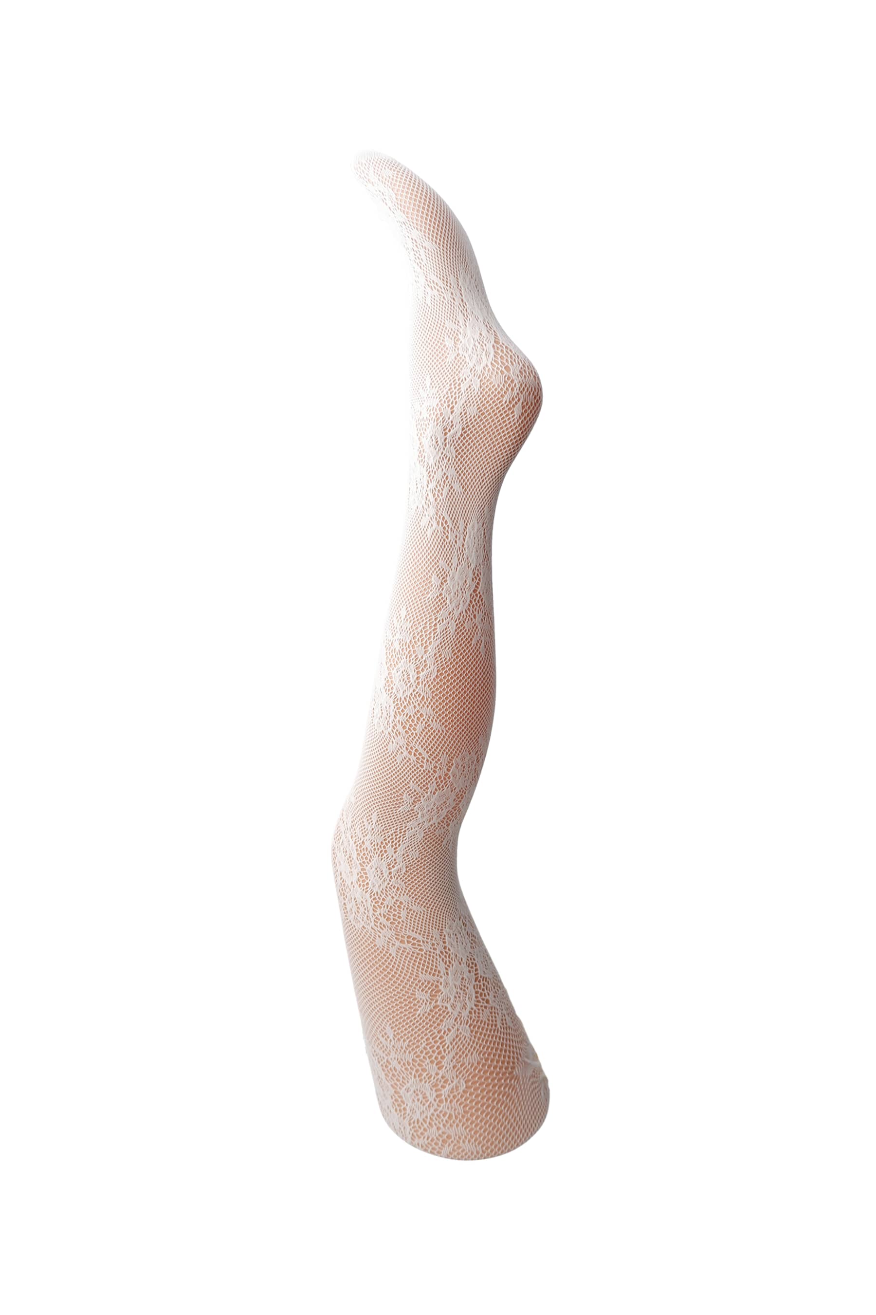 SAFIRA Spets Tights - Off White