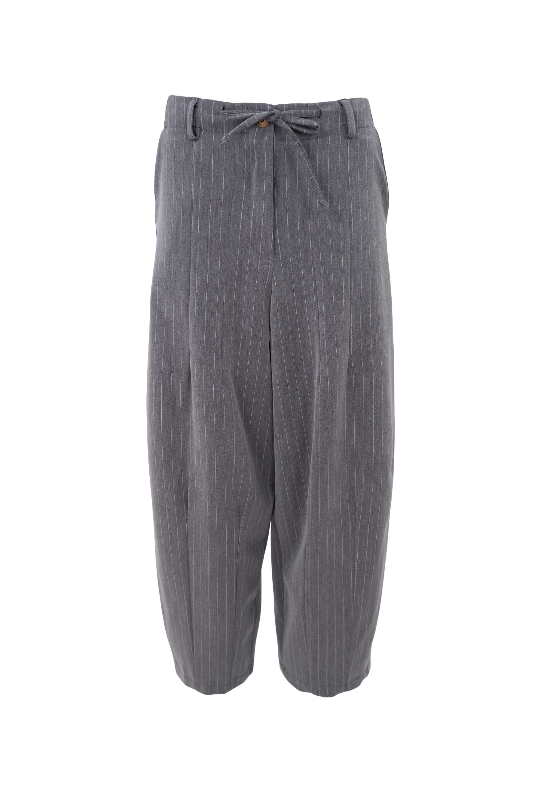 VERONA barrel baggy pant - Grå