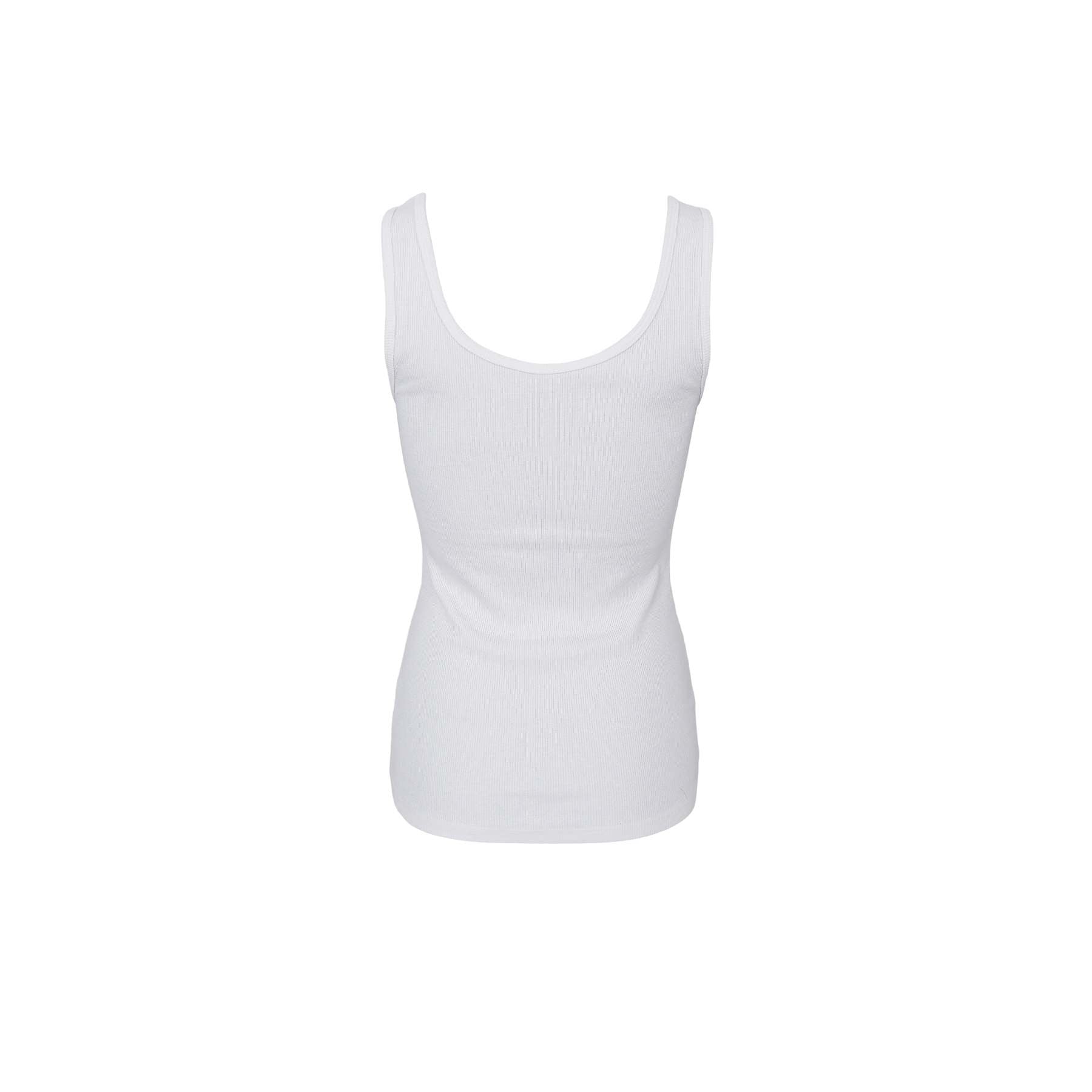 VIBS Rib Tank Top - Off White