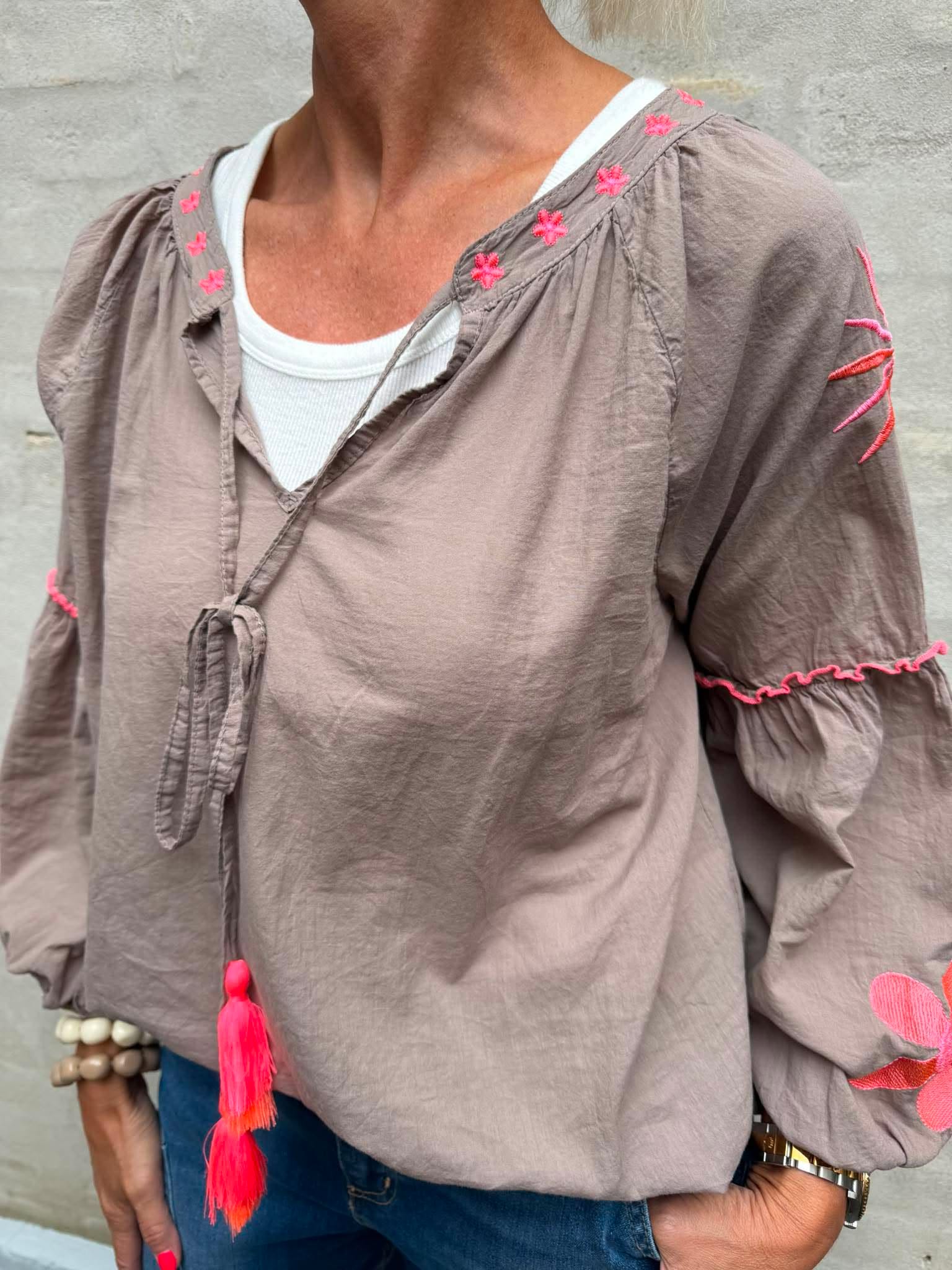 Alba Shirt - Taupe