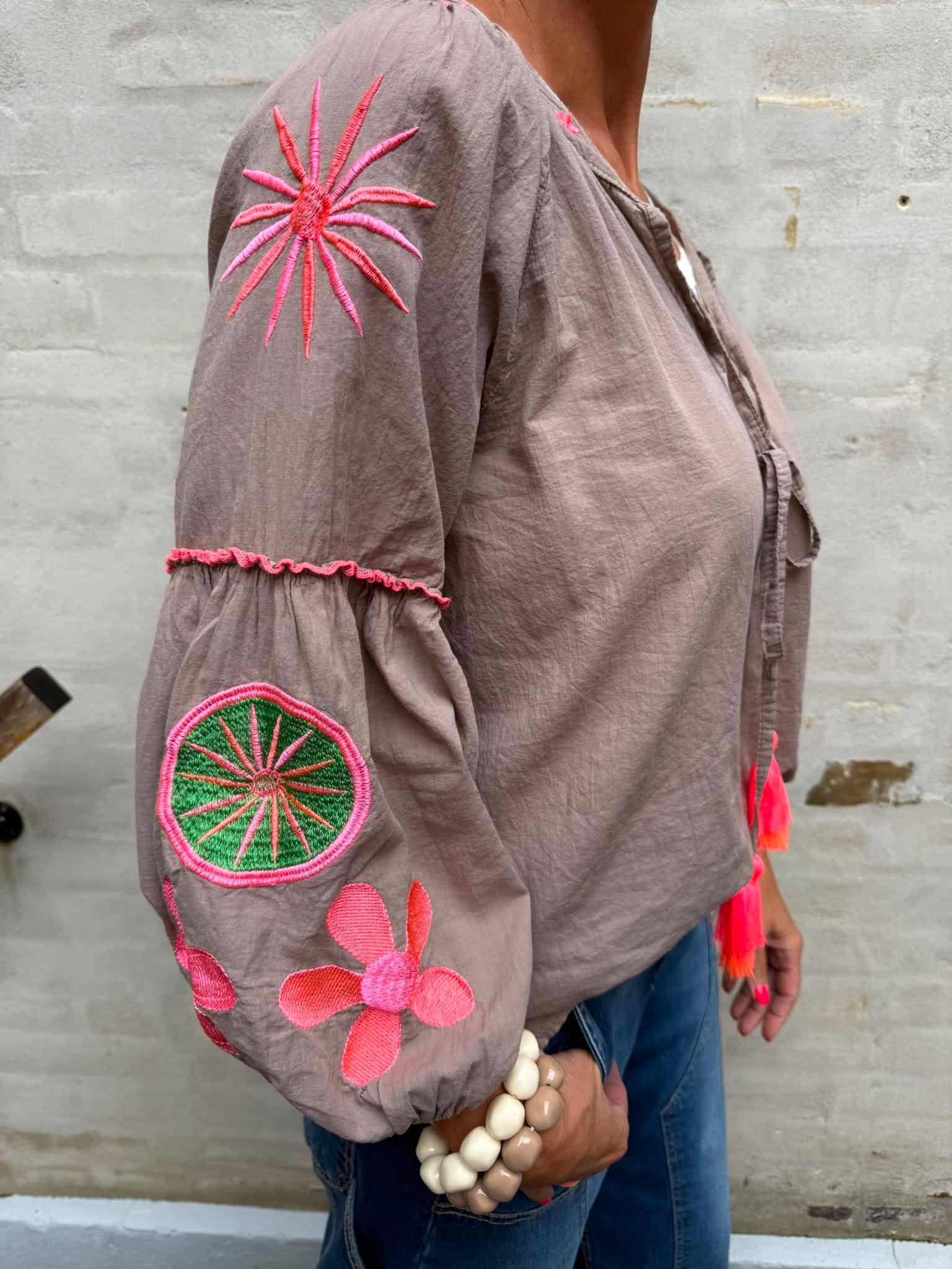 Alba Shirt - Taupe