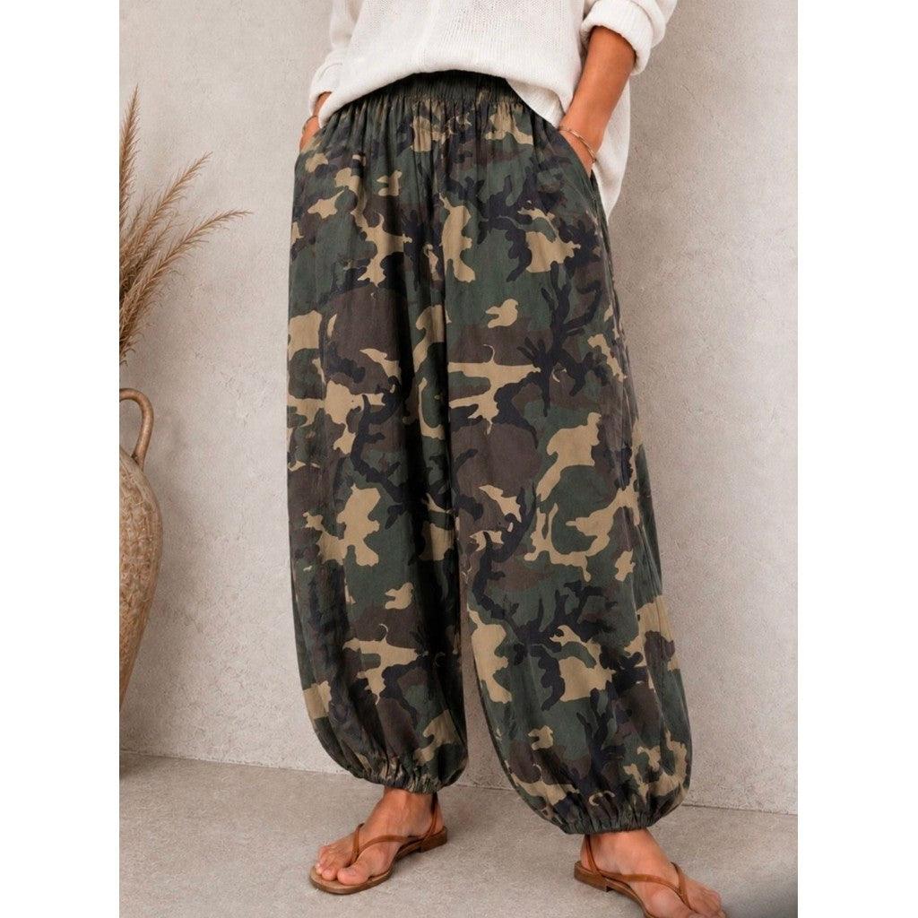 Ballon Pants - Camoflage