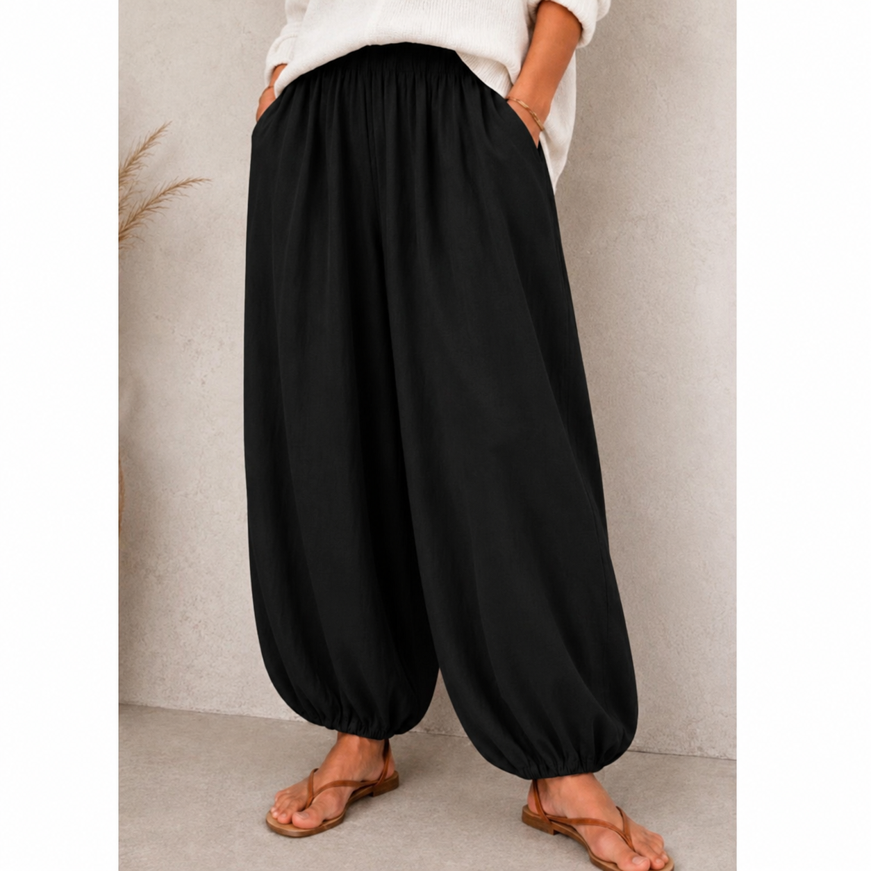 Ballon Pants - Black