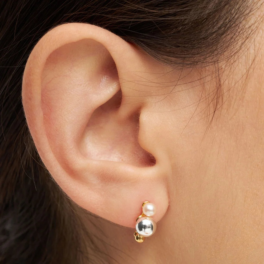 Bouquet Drip örhänge 1 st - Guldpläterad