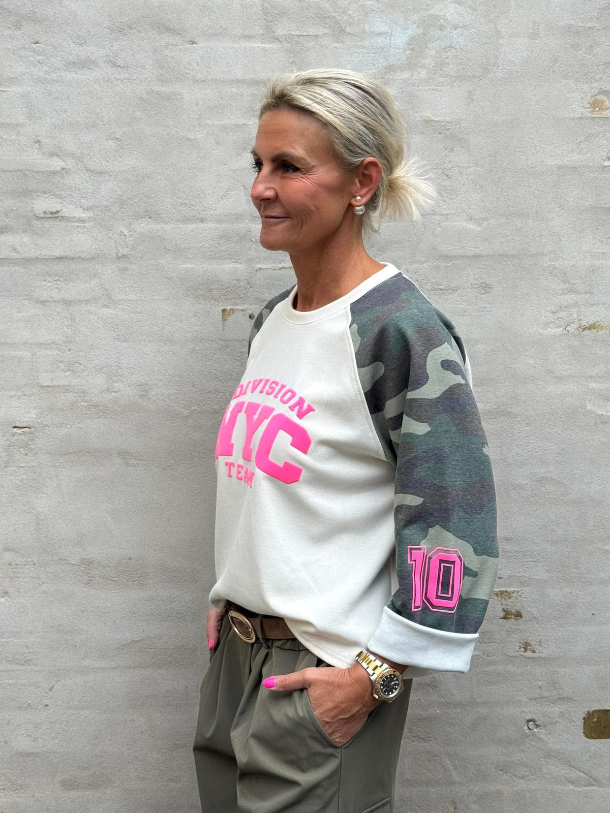 NYC Sweat -  White/Military