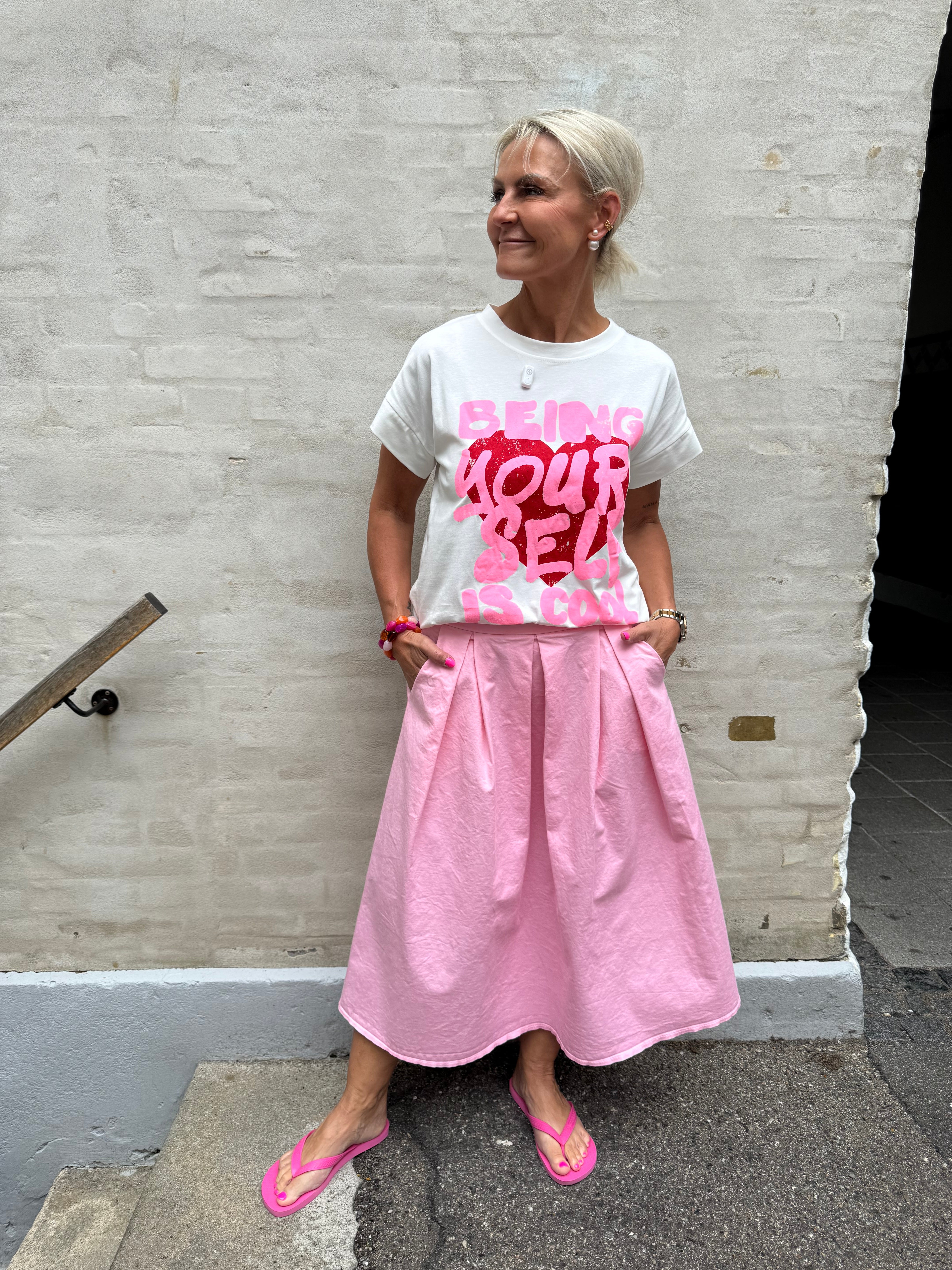 Betty Long Kjol - Rosa