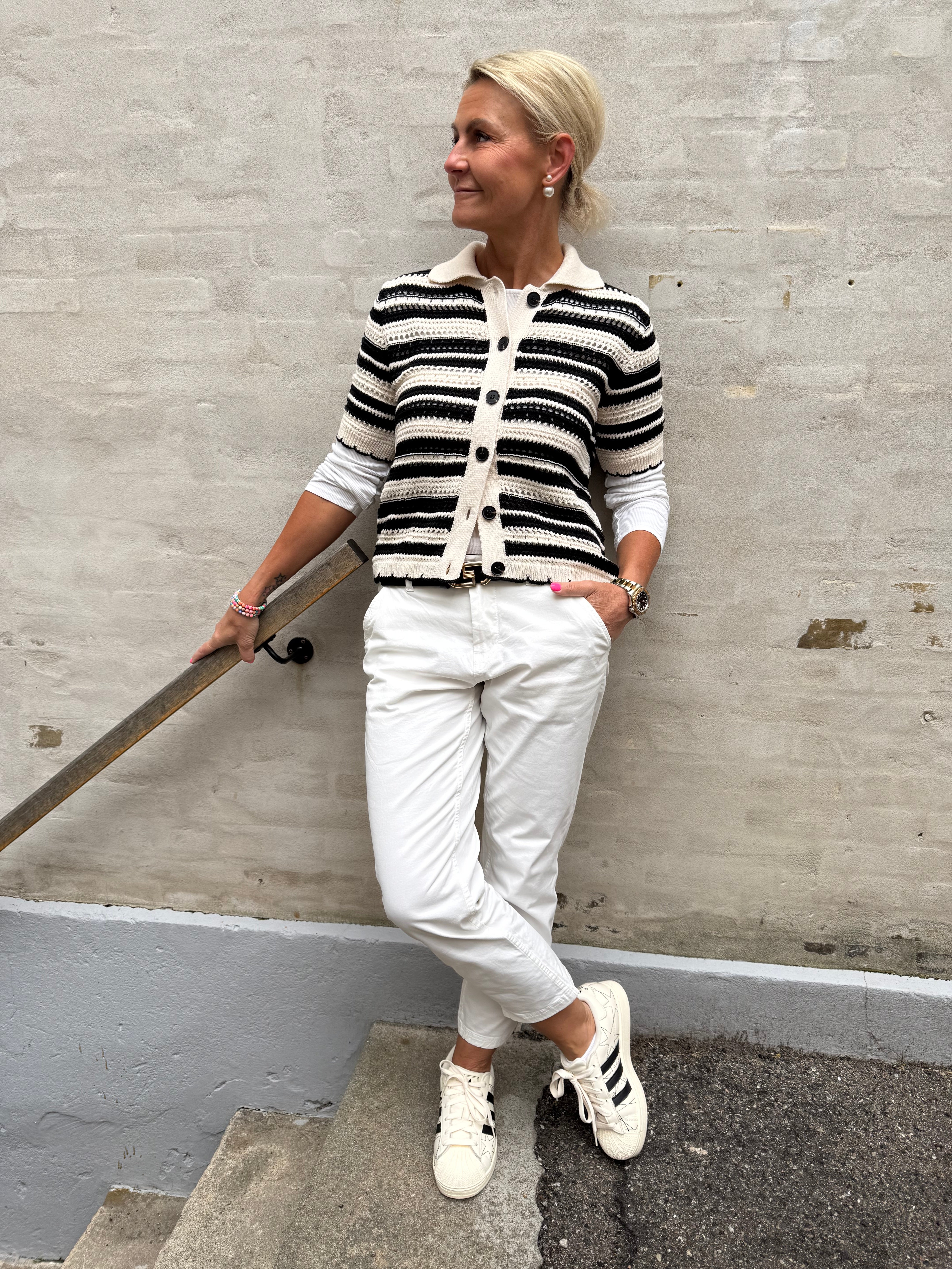 Brita Cropped Pants - Spring Gardenia