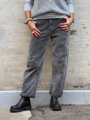 Moffe Corduroy Pants - Grå