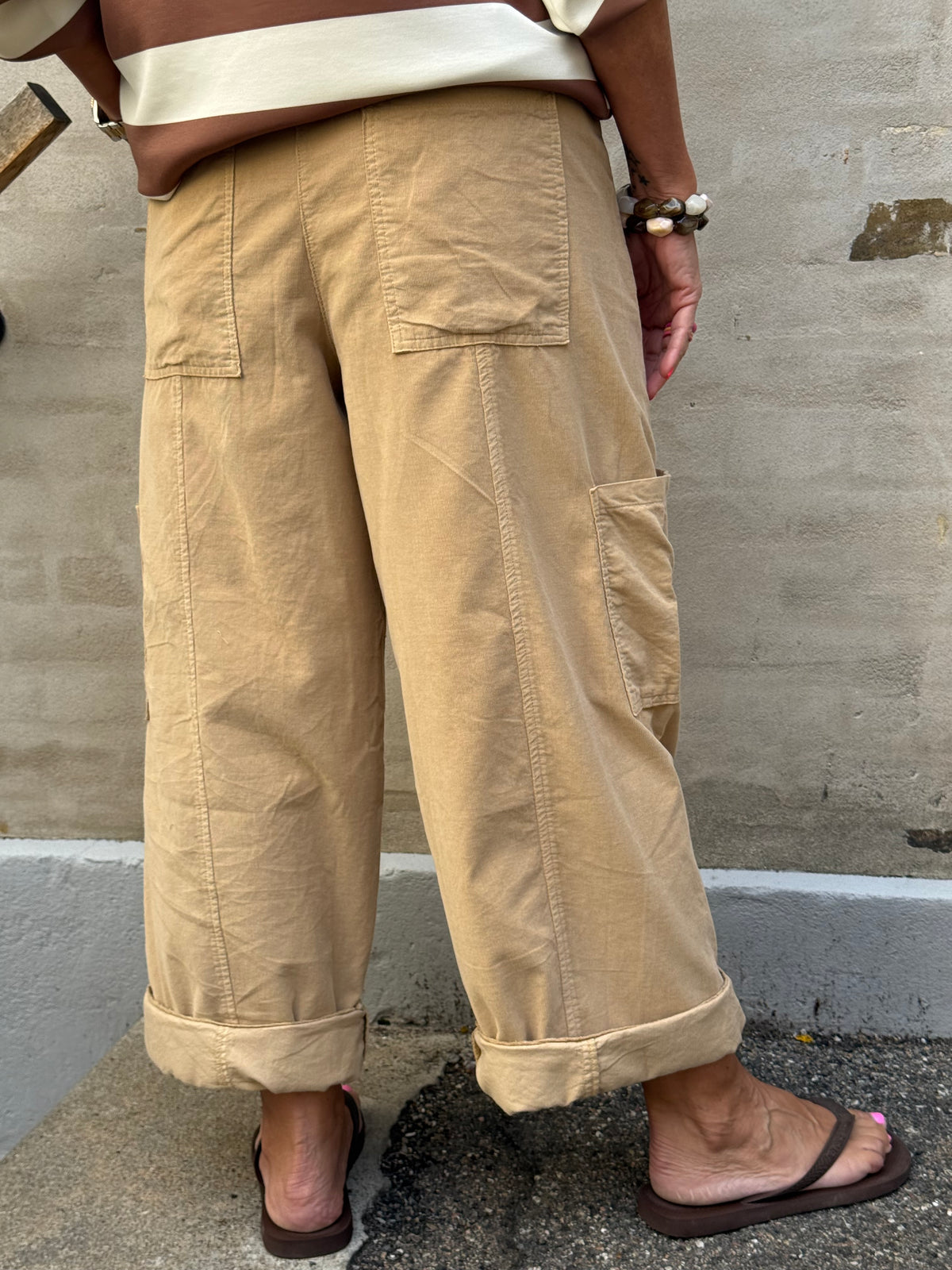 Corduroy Pants - Beige