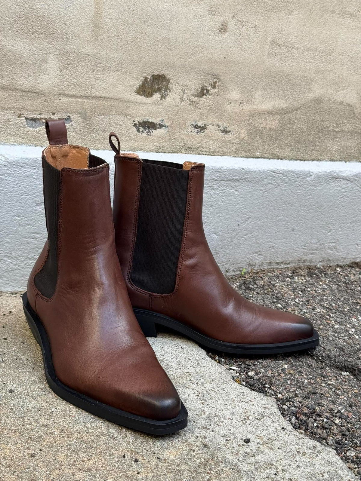 Paalmira Boots - Brown Leather