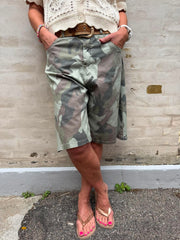 Crush Shorts - Beige Camo
