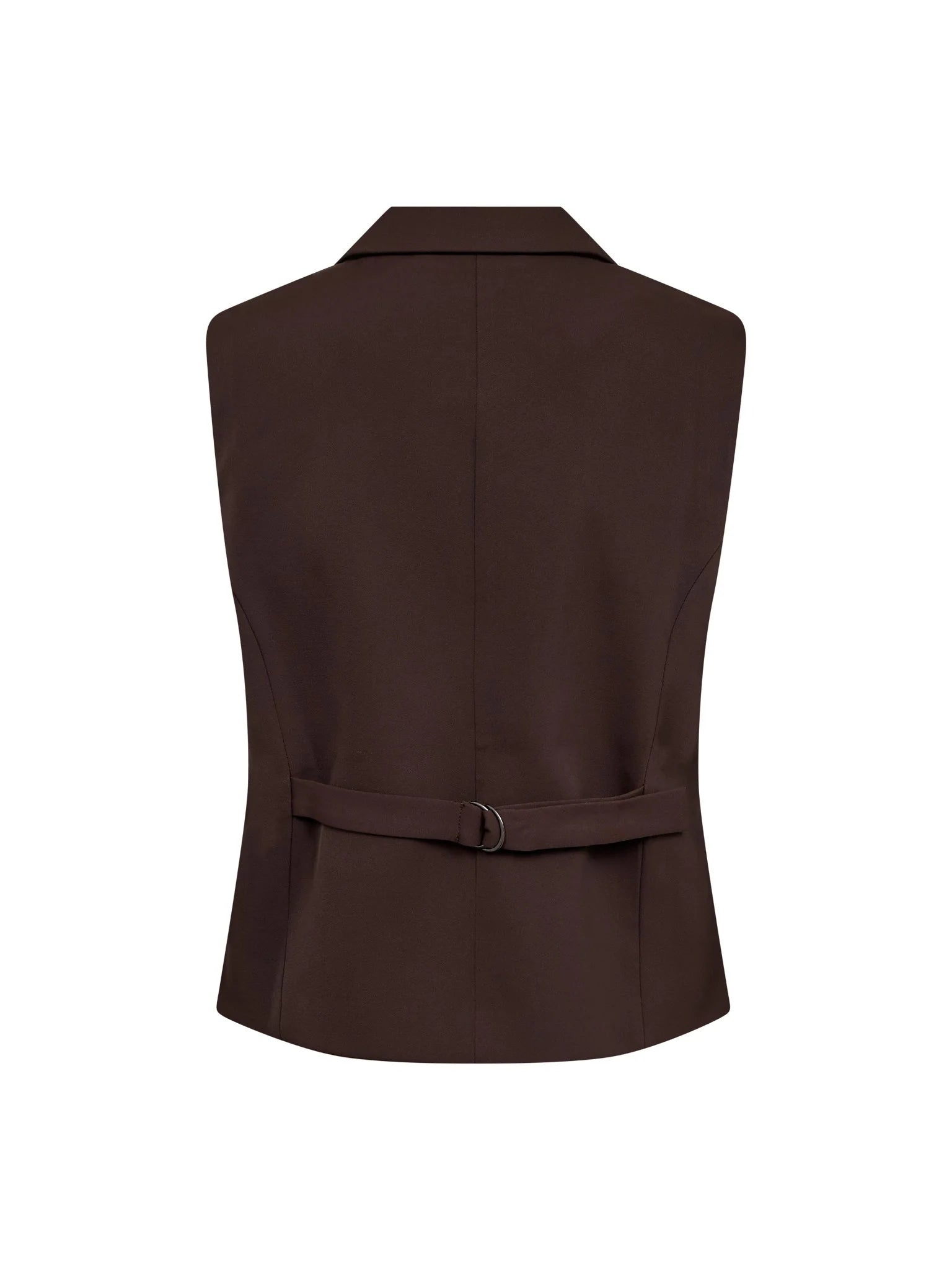 AliniCC Wrap Vest - Dark Brown