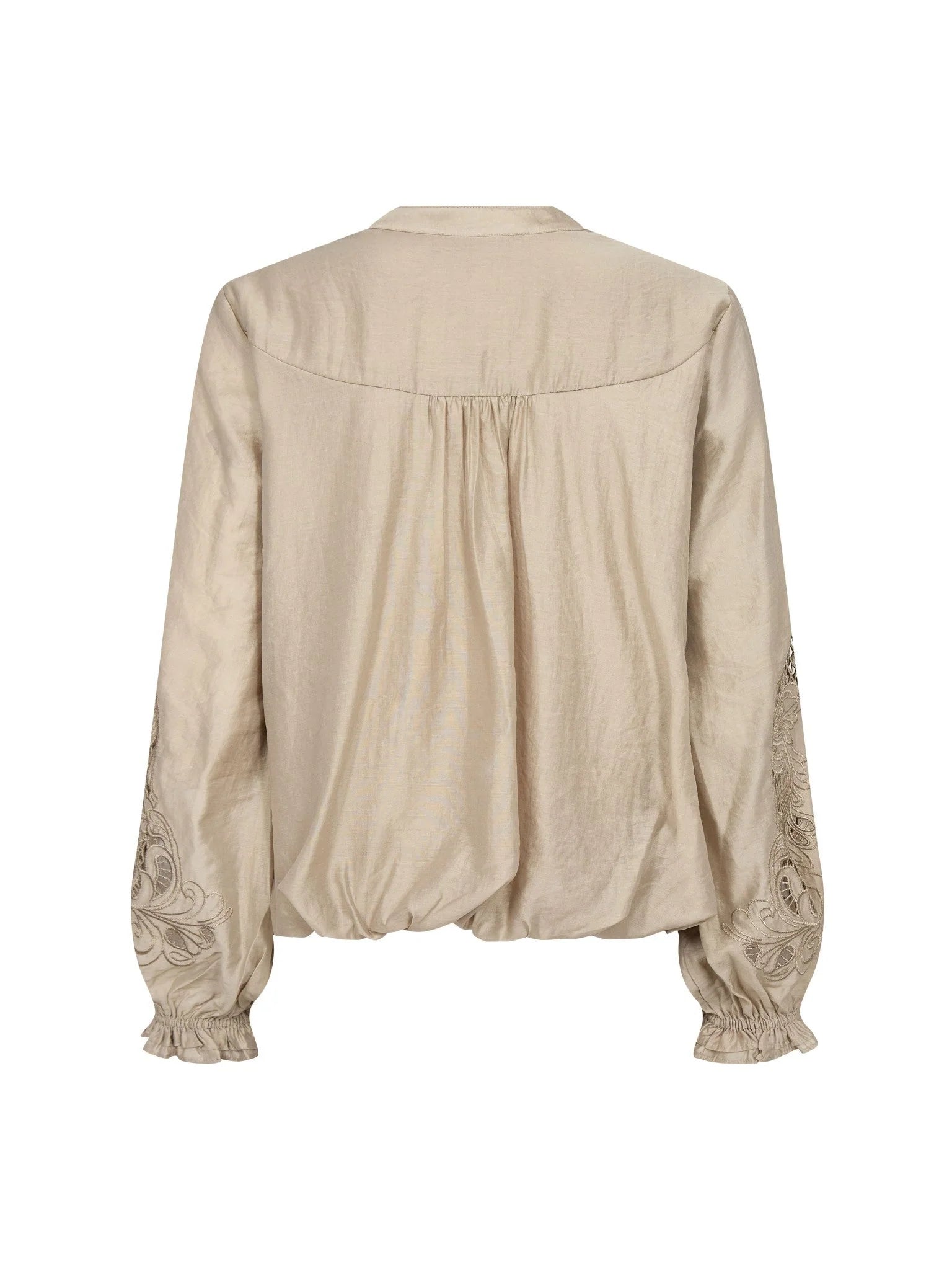 DelinCC Balloon Emb Shirt - Mink