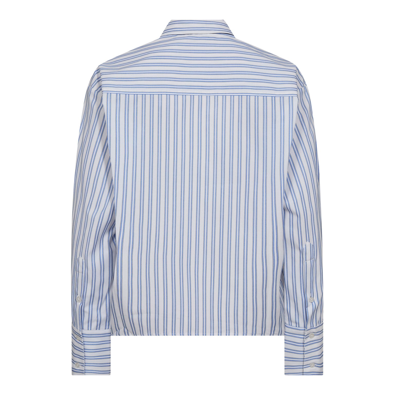 DevinCC Stripe Tie Shirt - Blå