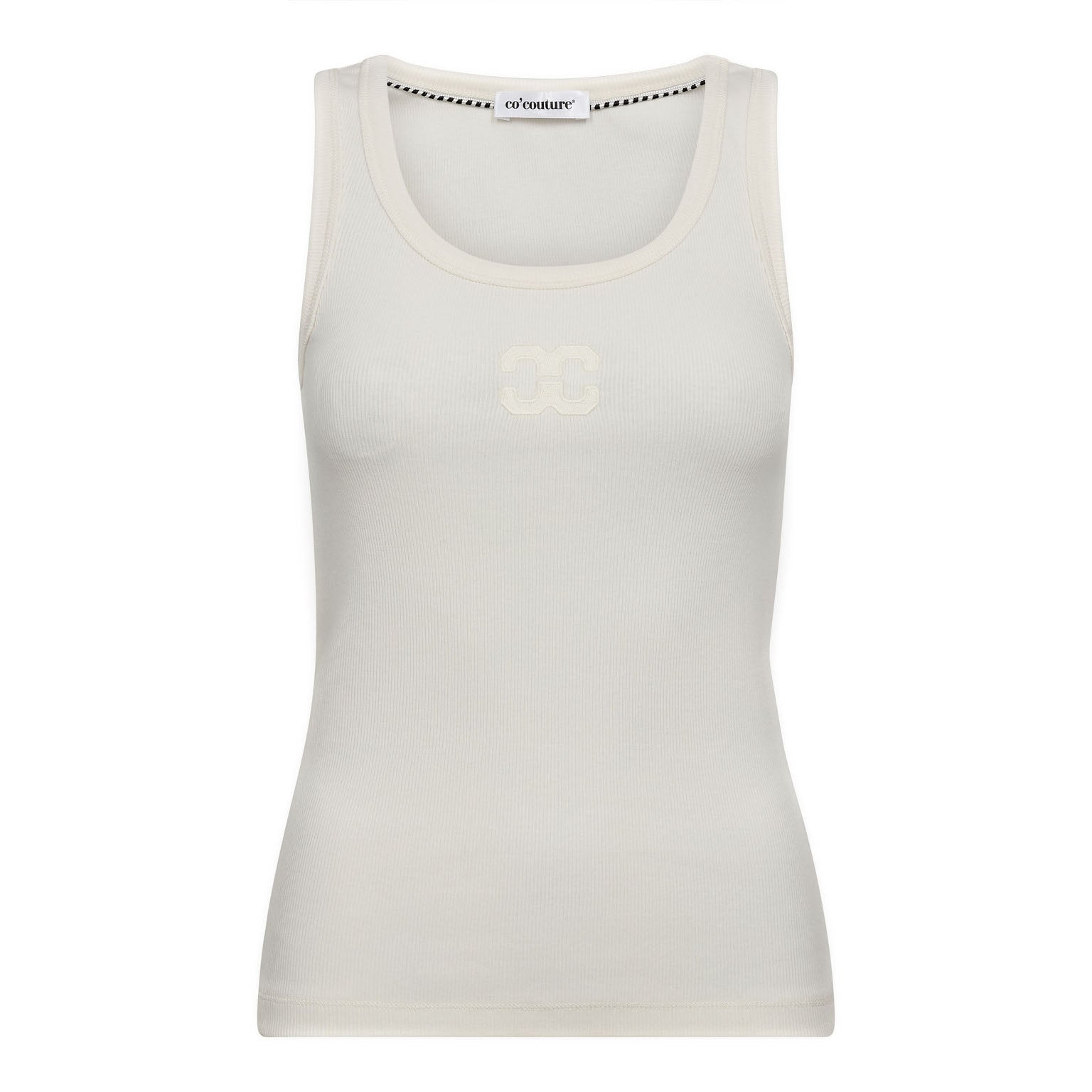 GrannyCC Rib Solid Tank - Vit