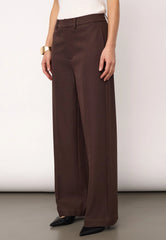 LunaCC Wide Pant - Dark Brown