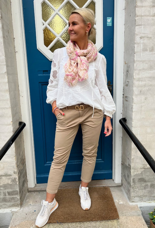 Brita cropped byxor - Dune