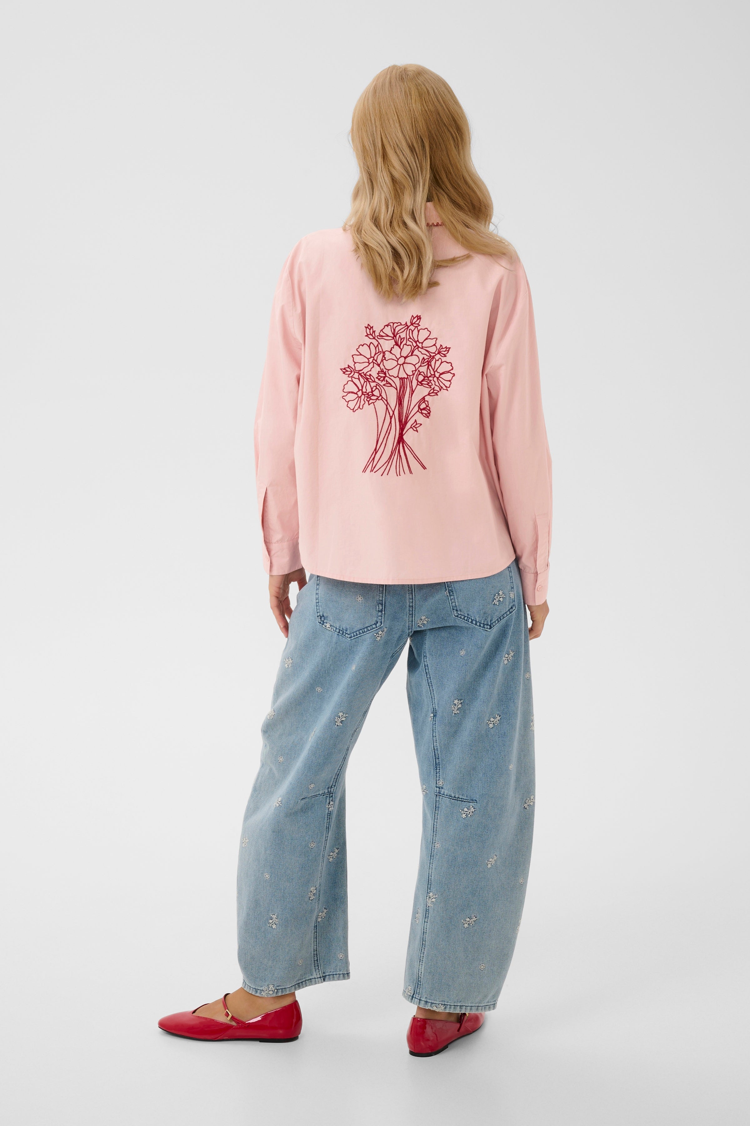 Malena Olena Shirt - Pale Mauve