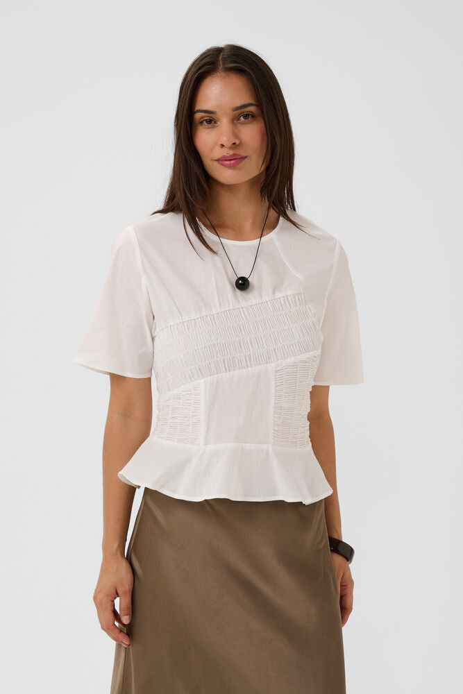 Ajda Antoinett SS Blouse - Spring Gardenia