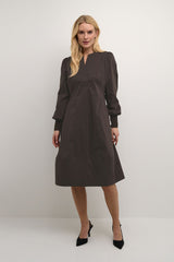 Antoinett Rib Dress - Demitase