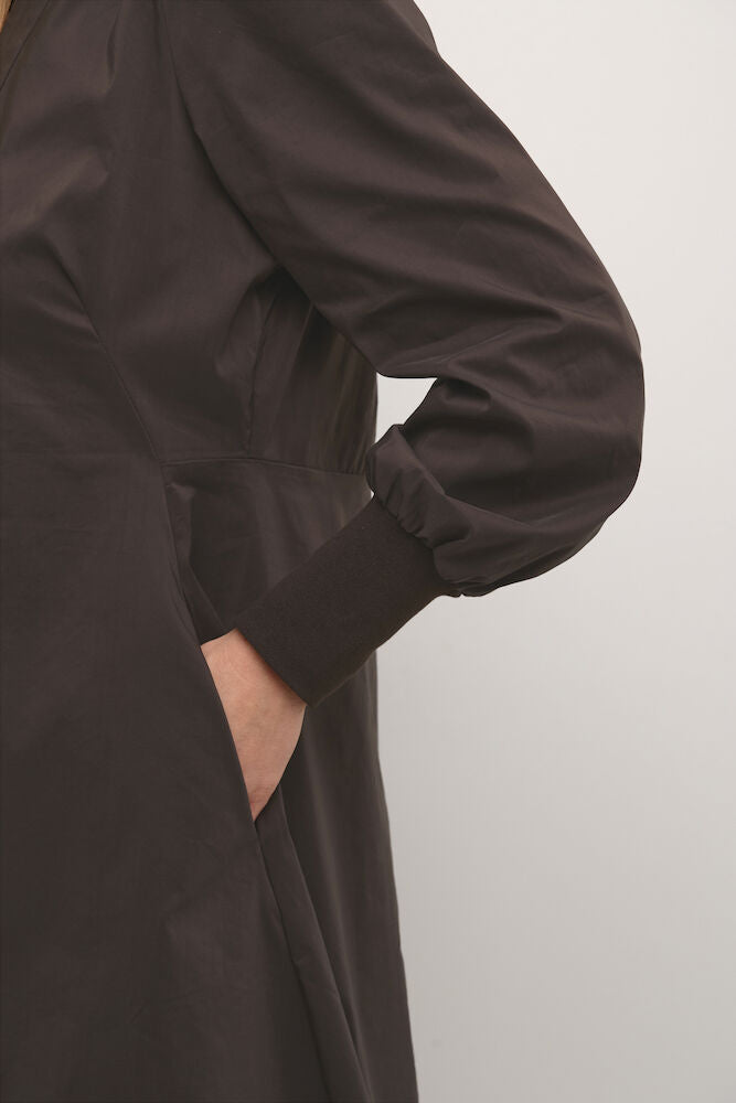 Antoinett Rib Dress - Demitase