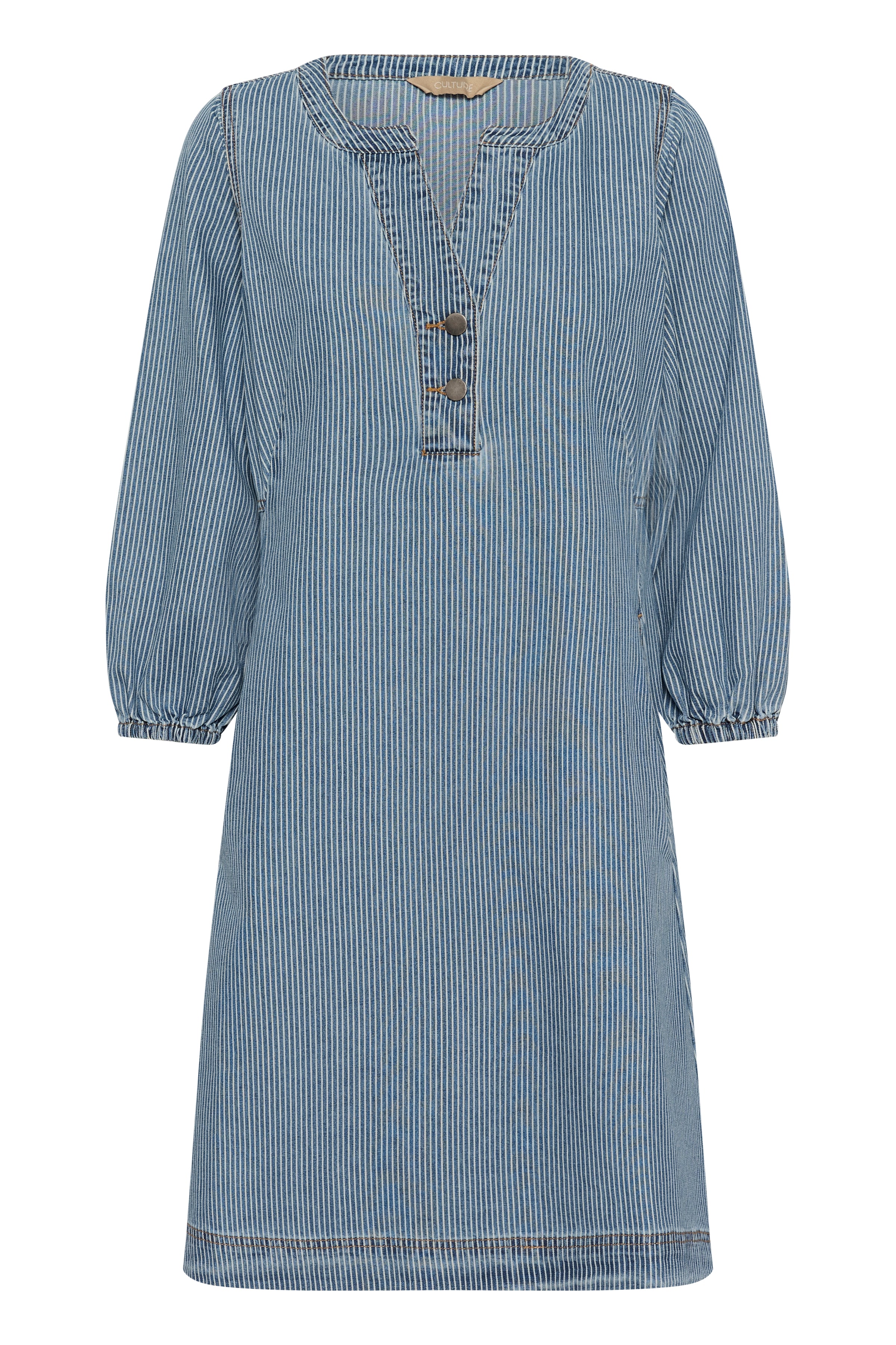 Ayna Klänning - Blå/Vita ränder