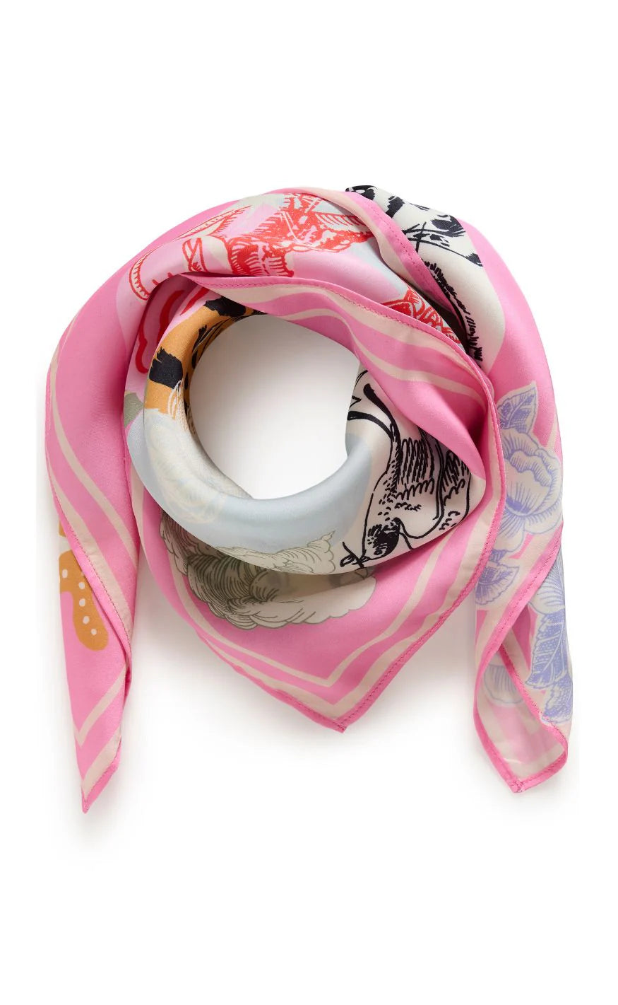 Loil Banda Scarf - Rött djur