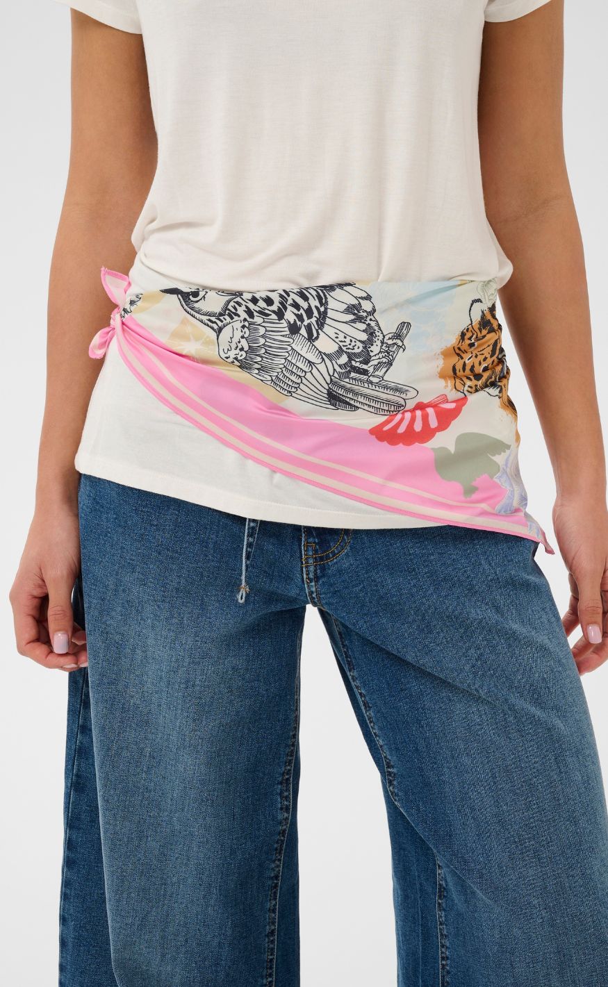 Loil Banda Scarf - Rött djur