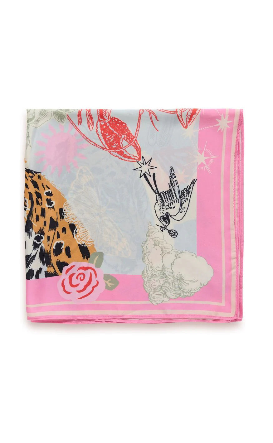 Loil Banda Scarf - Rött djur