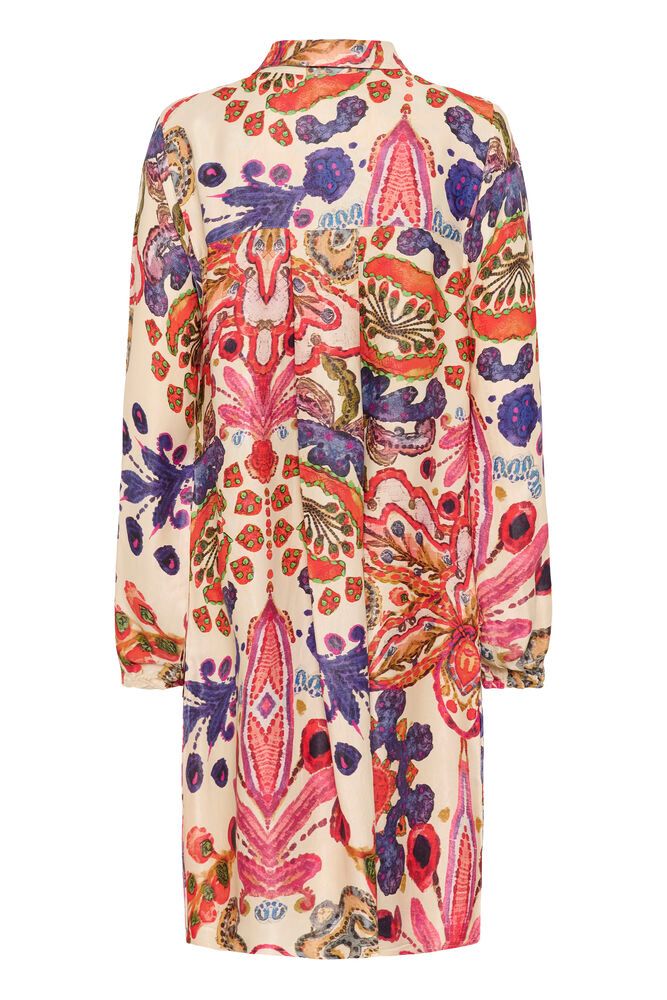 Mandy Kort Klänning - Blå/Rosa