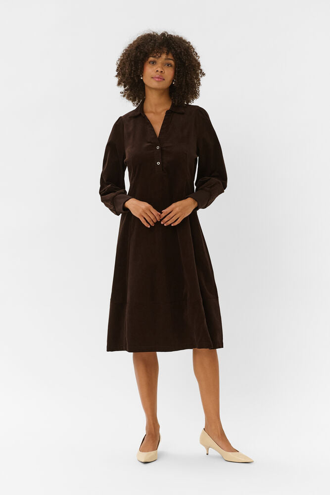 Missy Rhaena Dress - Coffee Bean