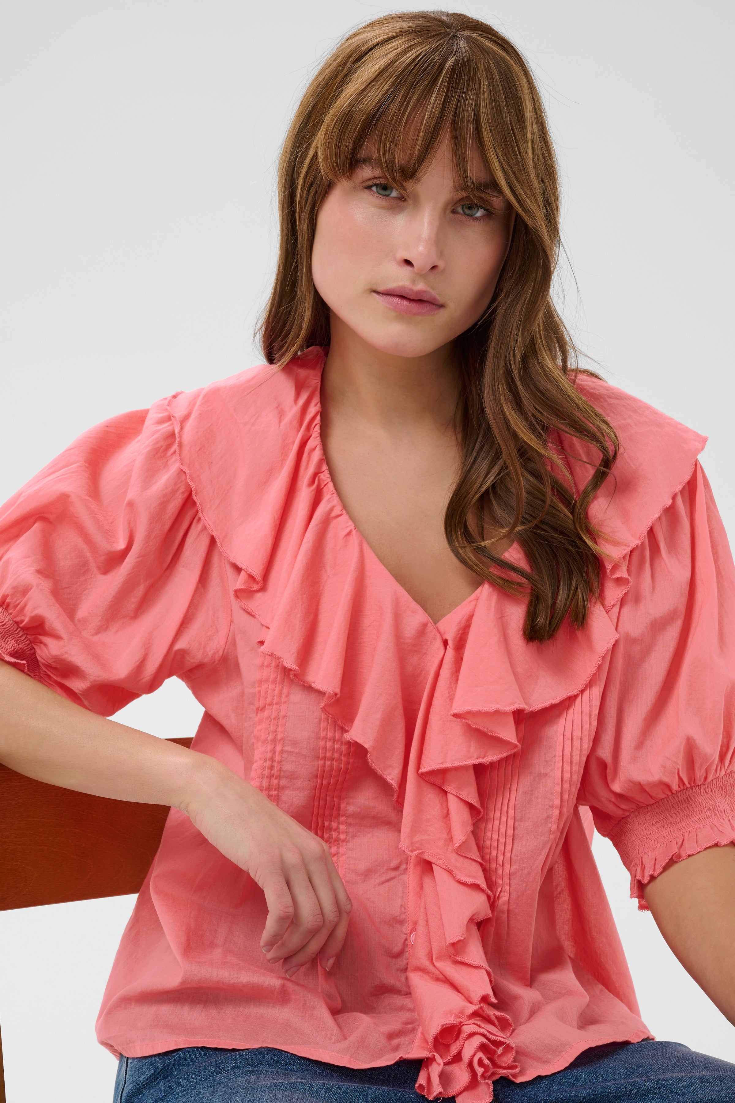 Musso Blouse - Sugar Coral