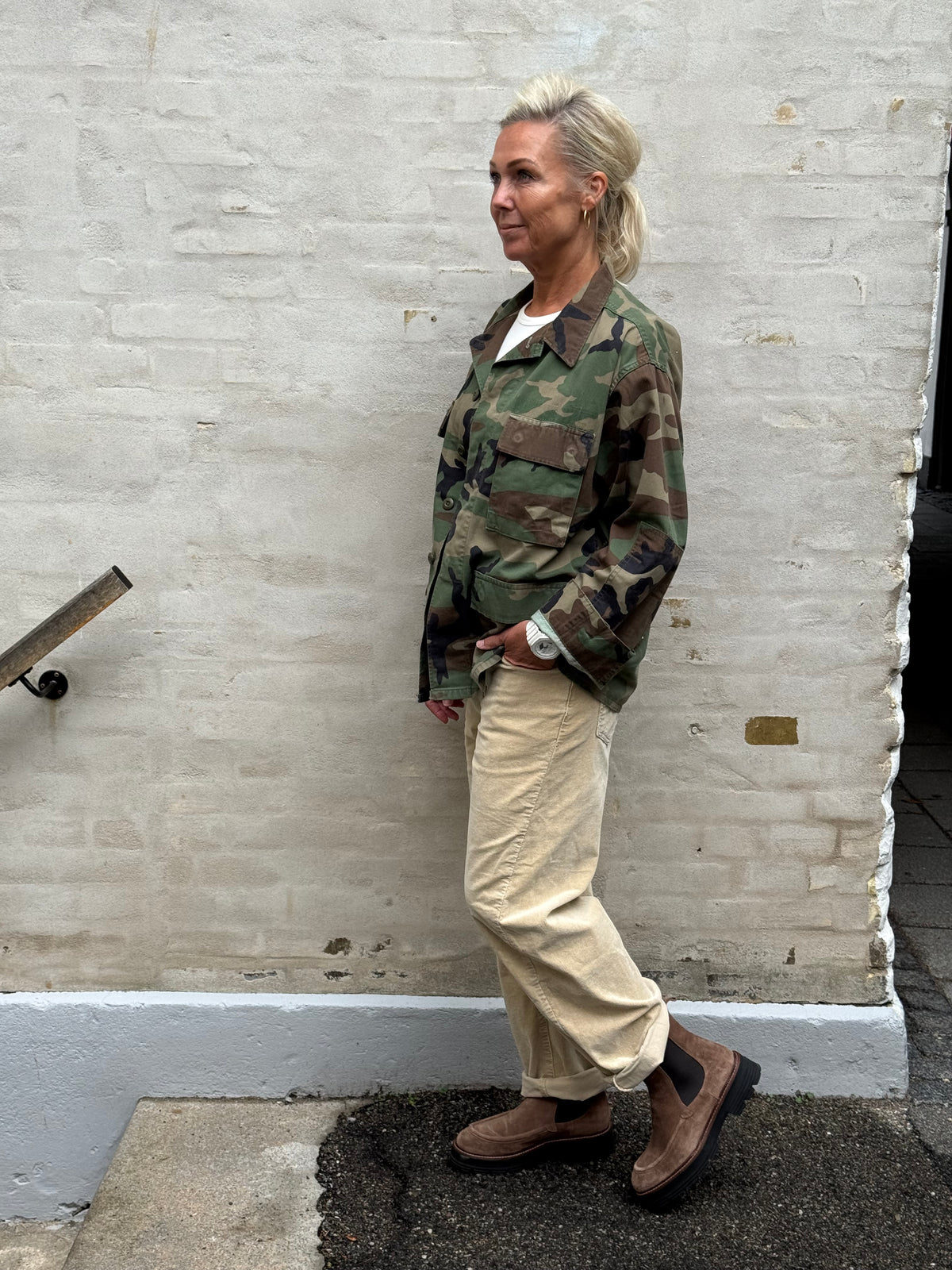 Moffe Corduroy Pants - Beige