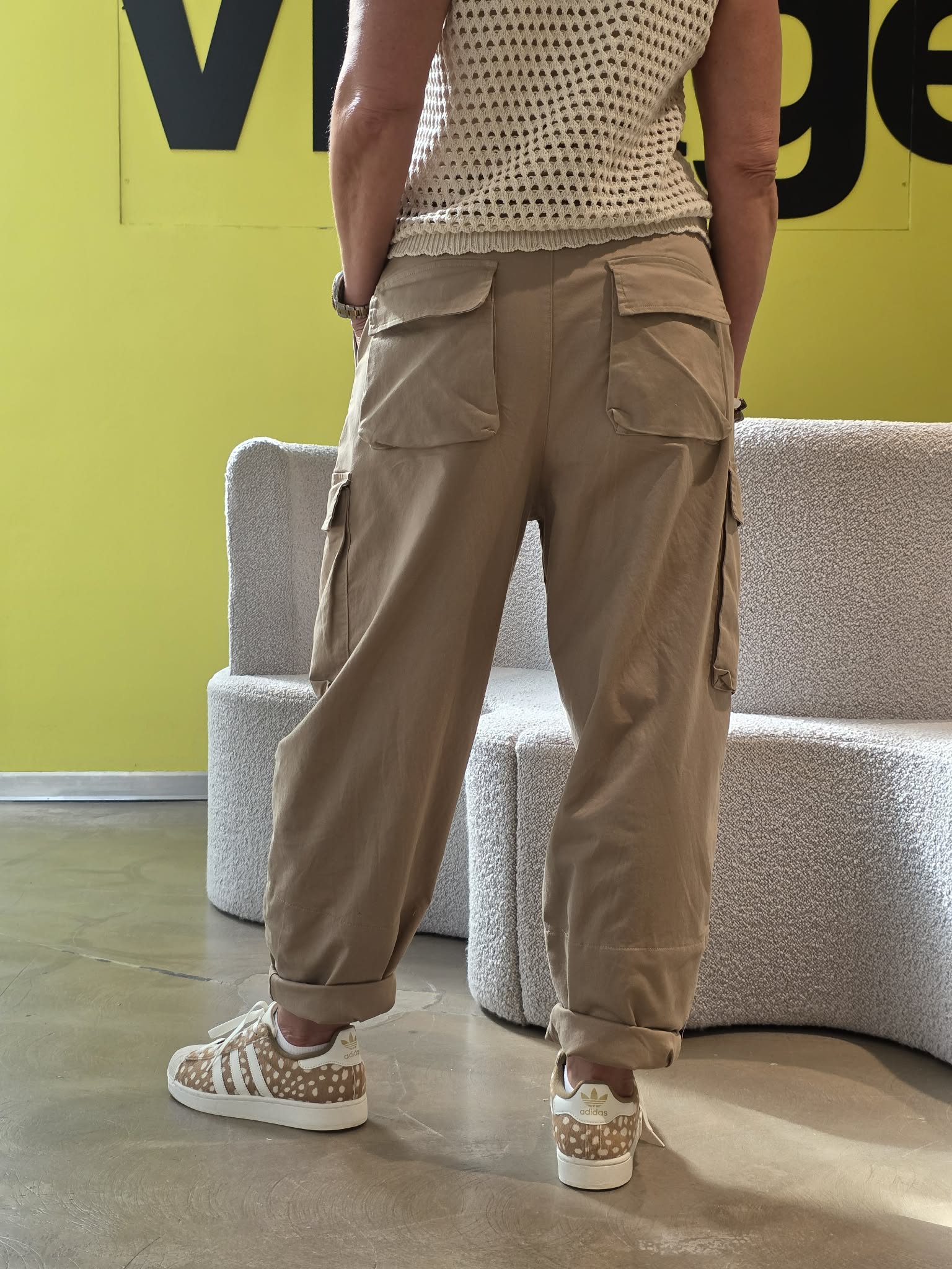 Leopanto Pants - Beige