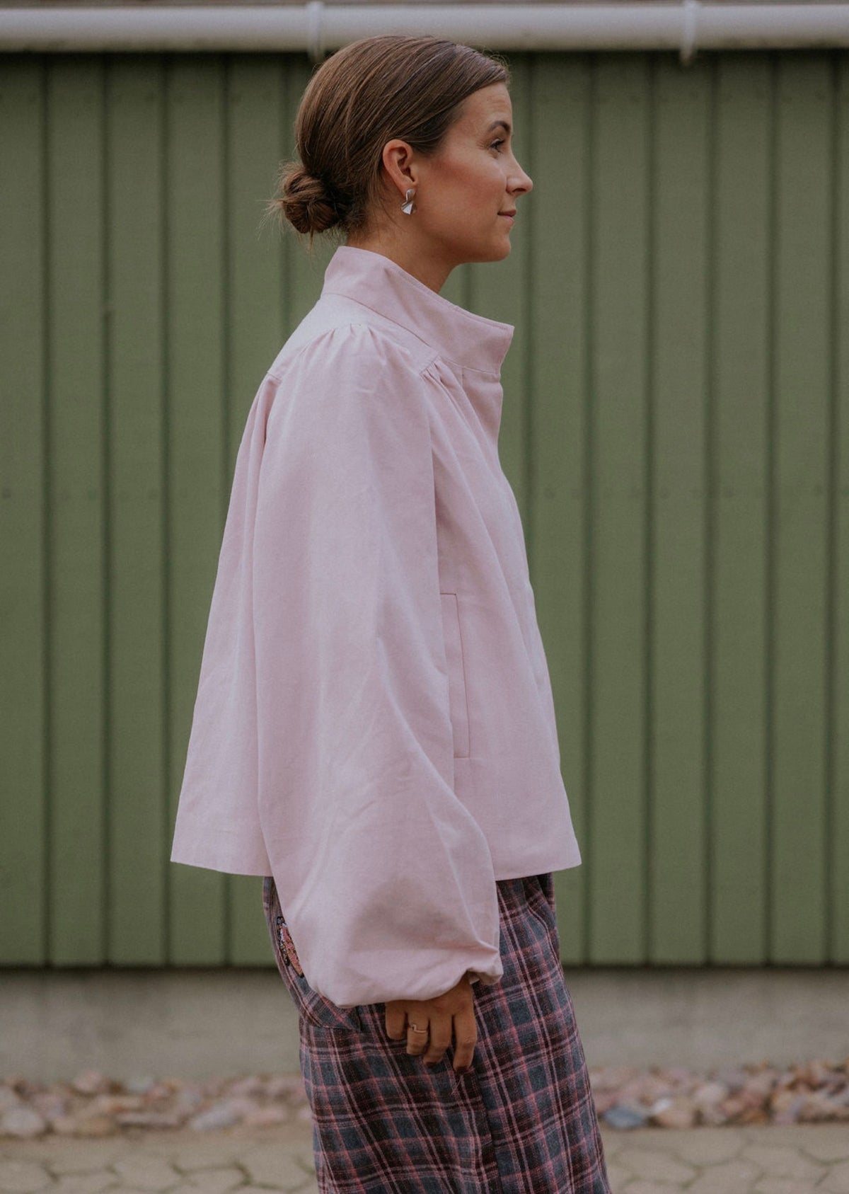 Tirsa Canvas Jacket - Light Pink