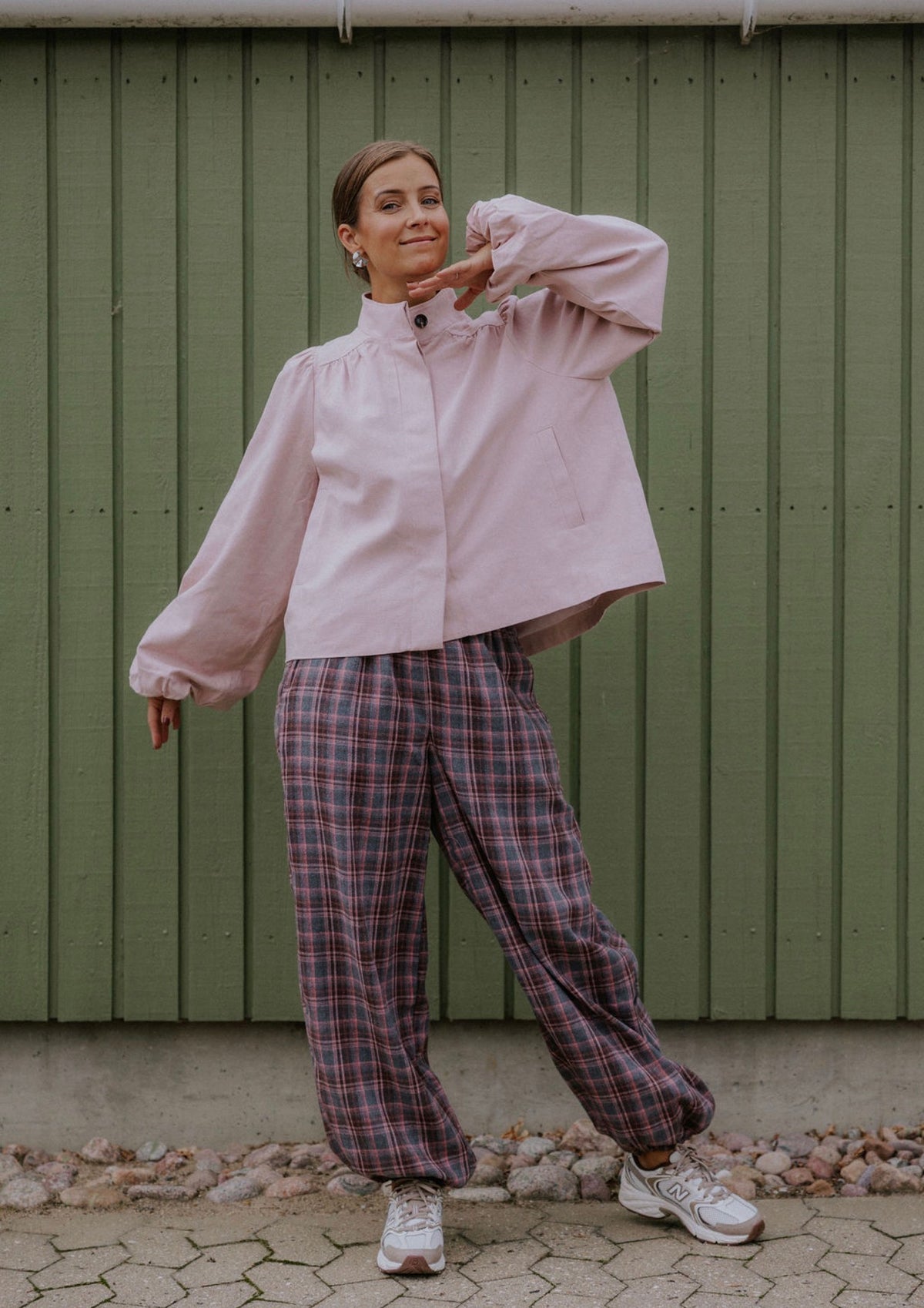 Tirsa Canvas Jacket - Light Pink