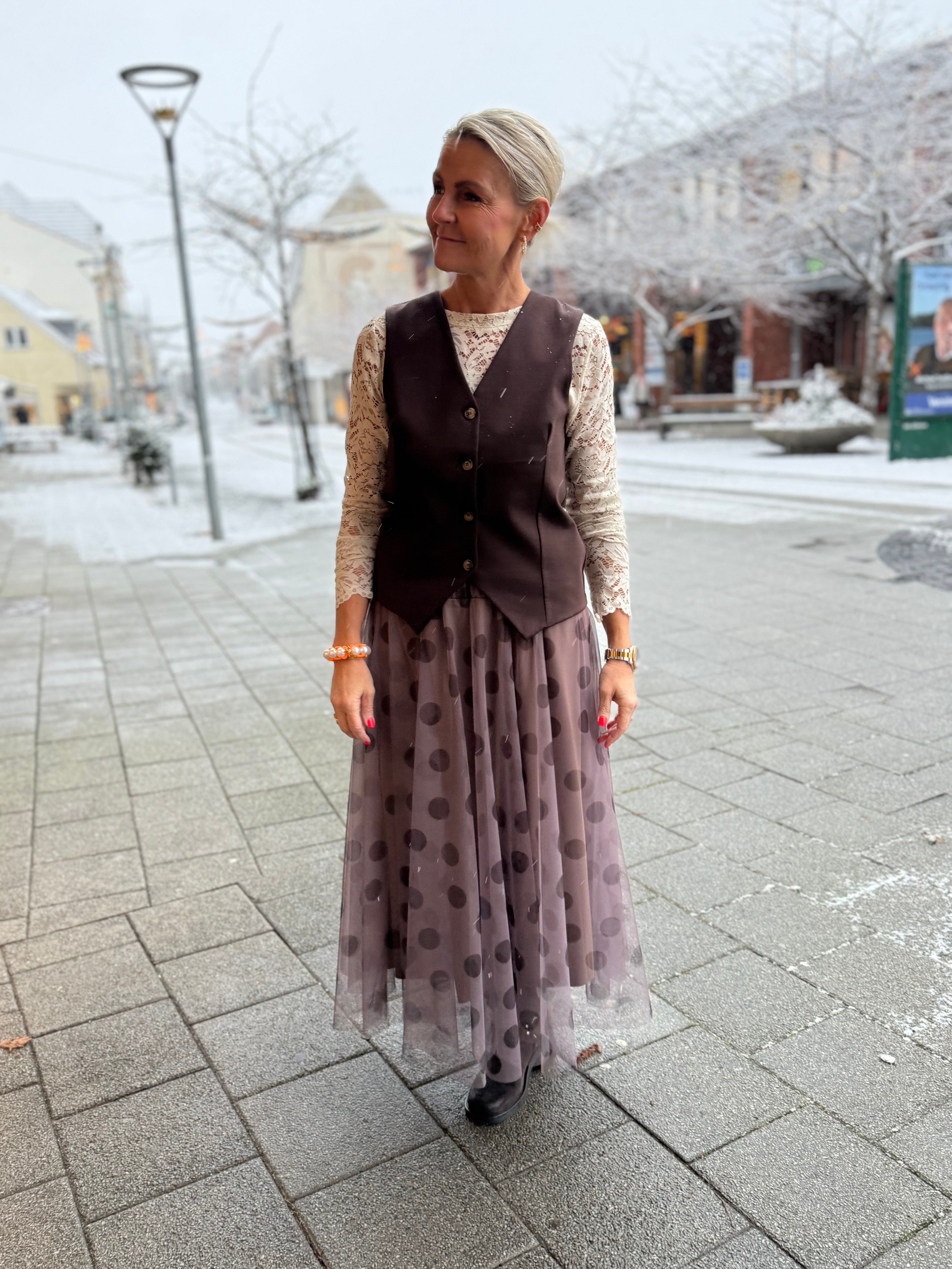 DAVI fritidsväst - Kaffe