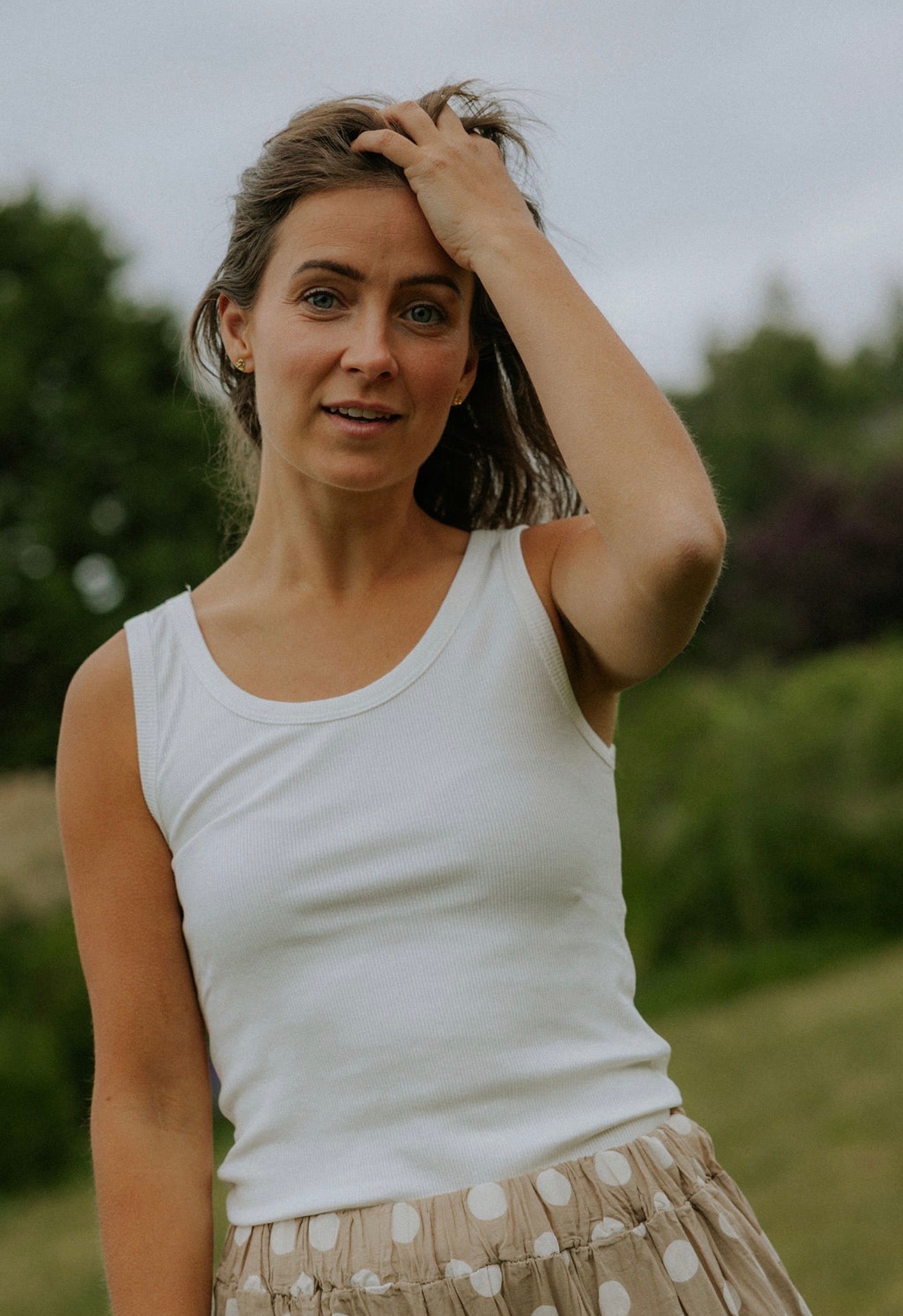 Everyday Basic Blus - Vit