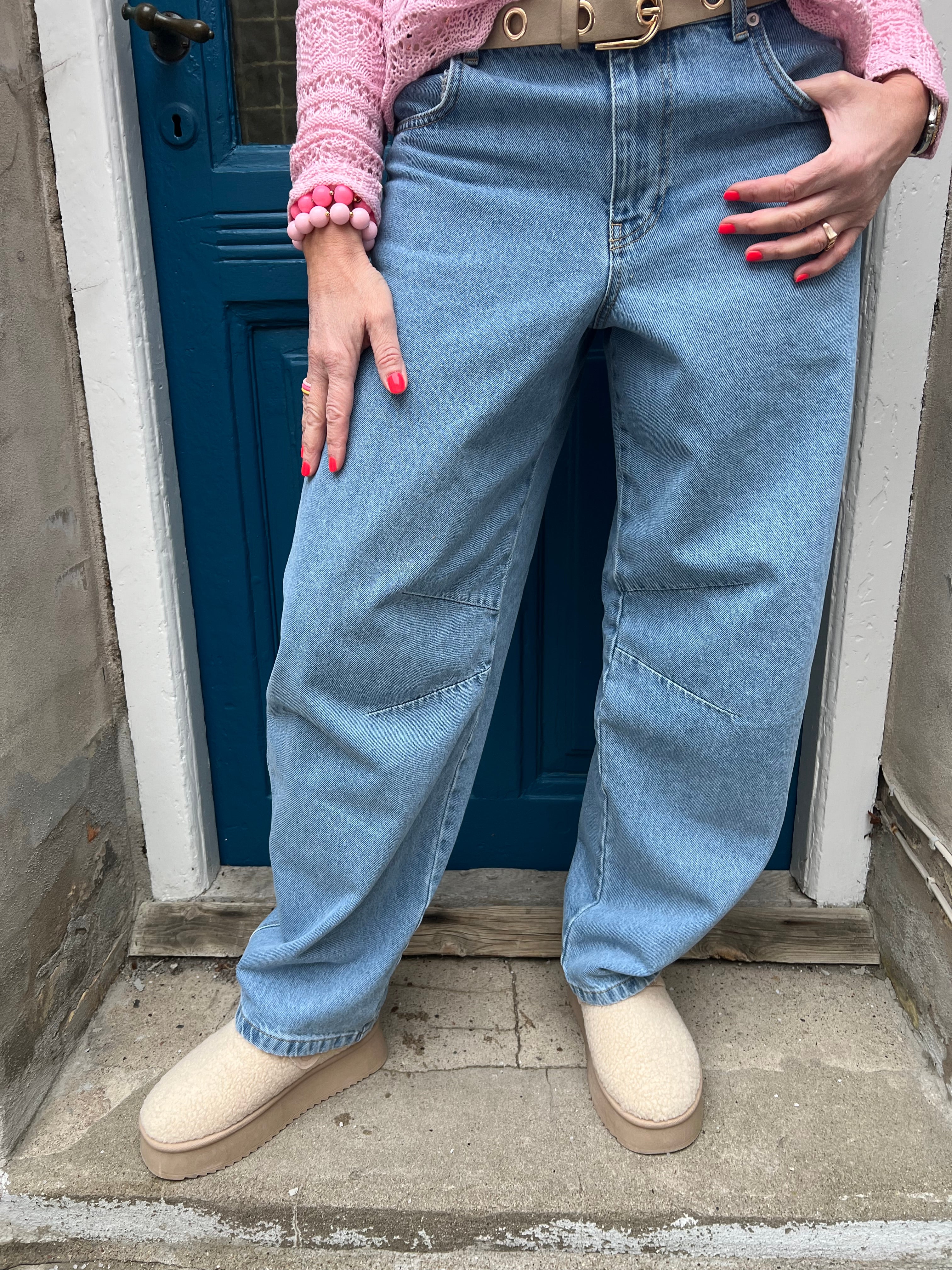 Alannah D Pants - Stonewash