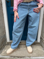 Alannah D Pants - Stonewash