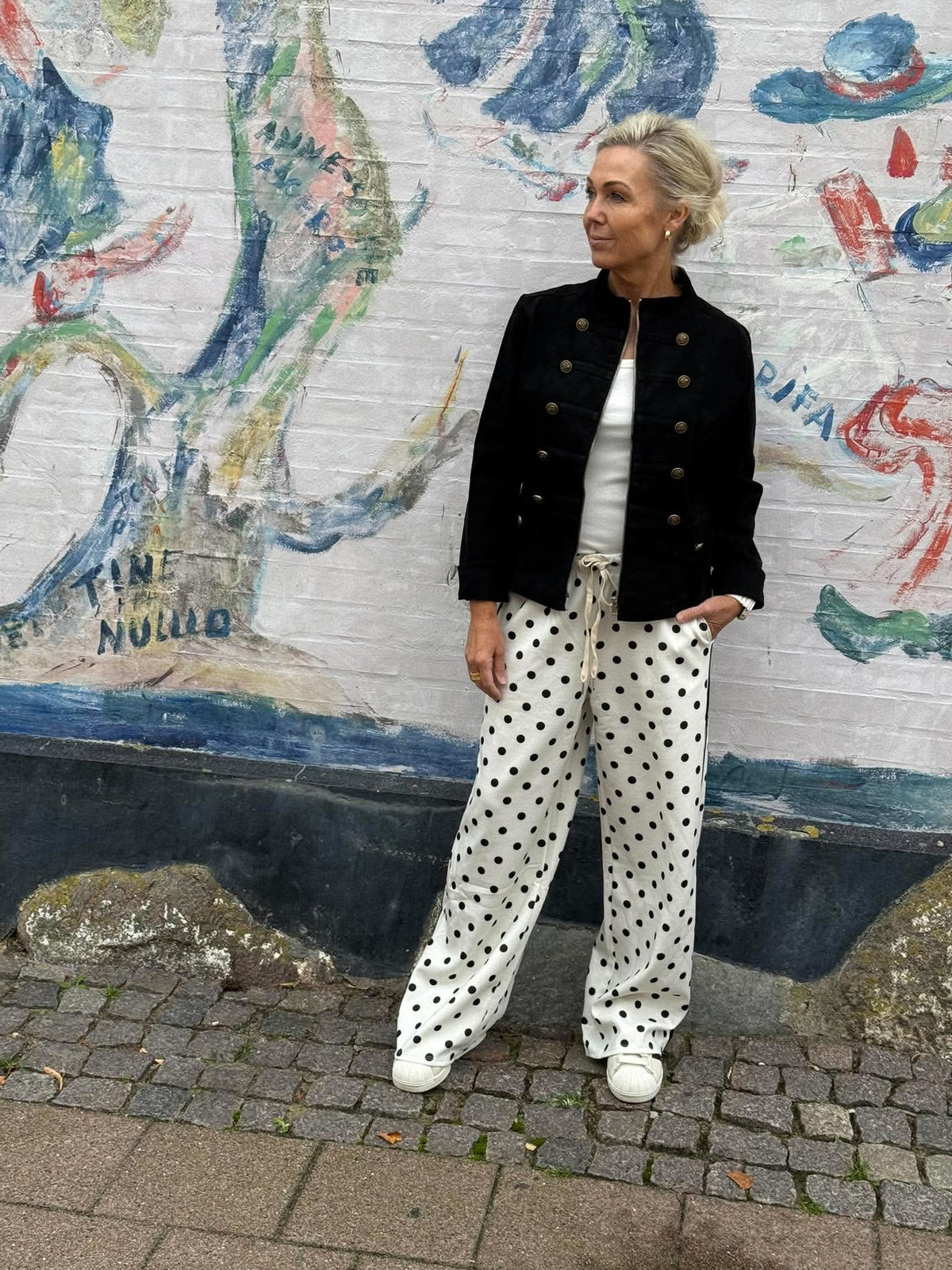 Sporty Dot Pants - Vita