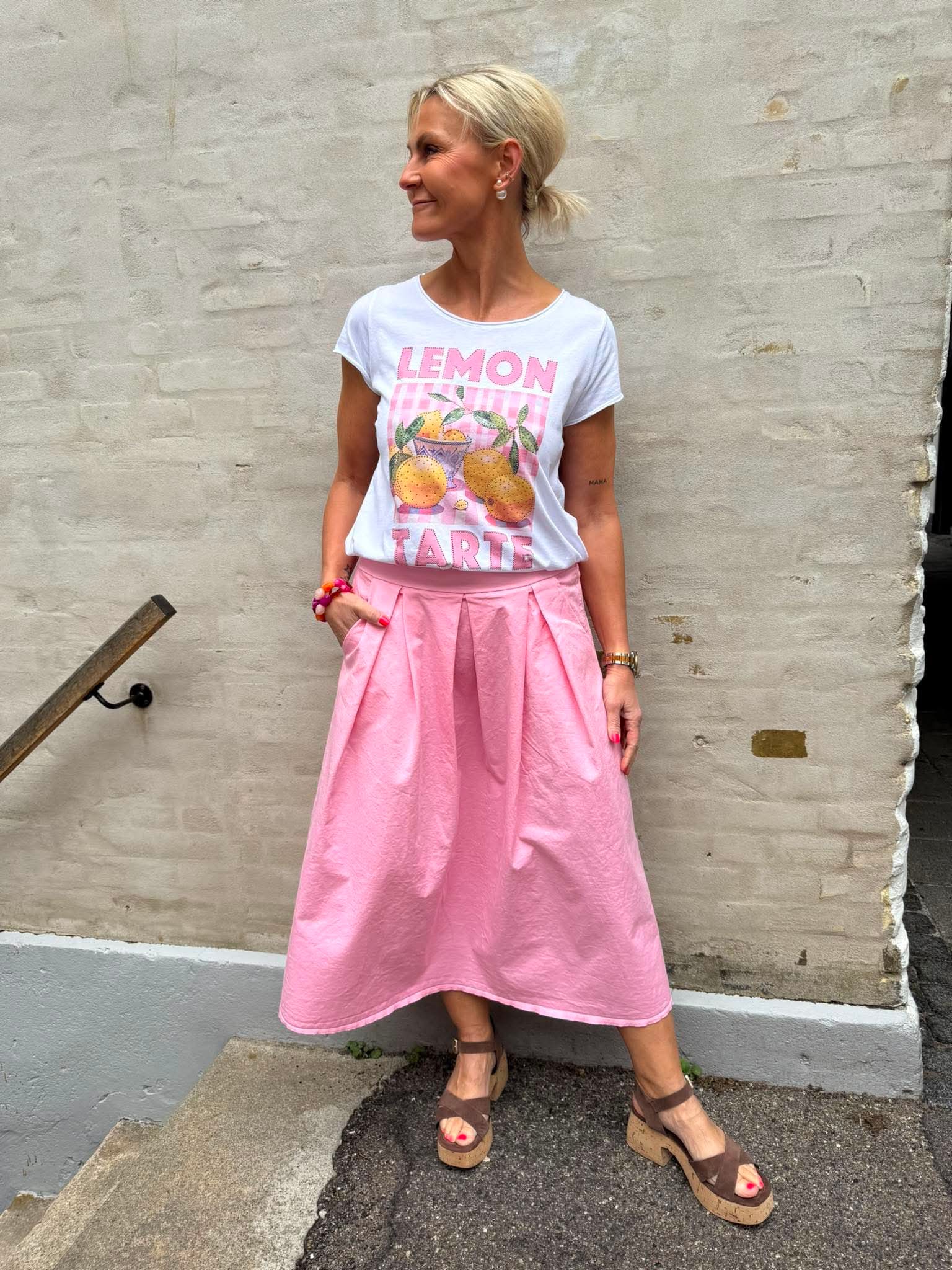 Betty Long Skirt - Pink