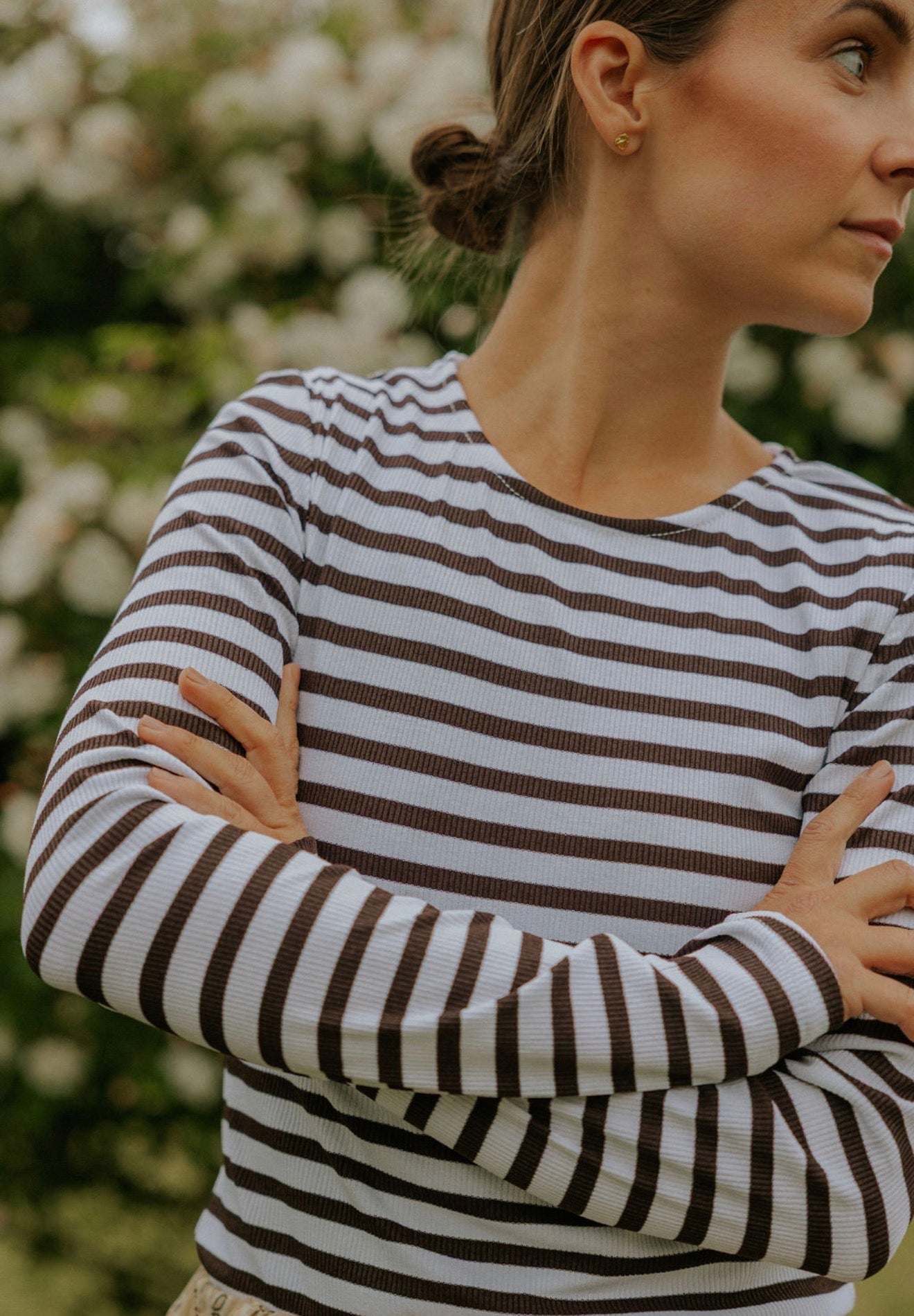 Everyday Stripes Blus - Svart