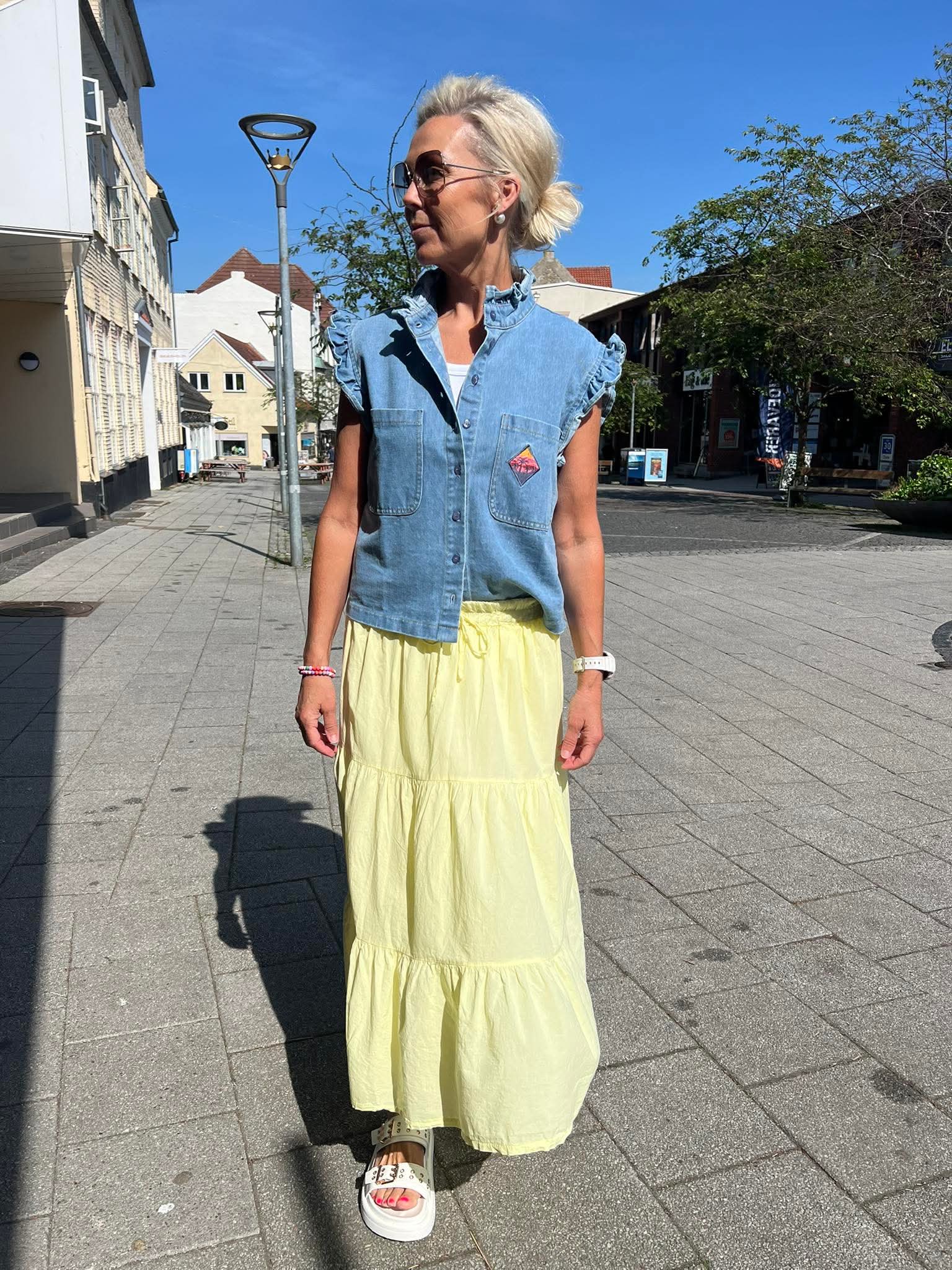 FÖRORDER-Summer Vibe Kjol - Gul