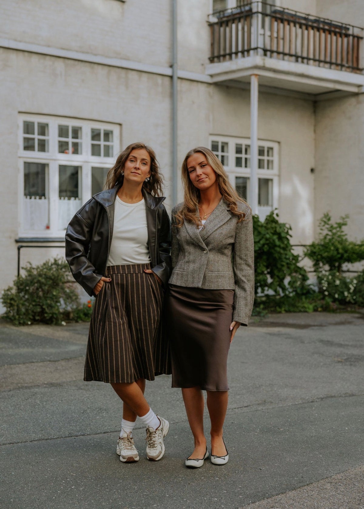 Valia Herringbone S Blazer - Mörkbrun