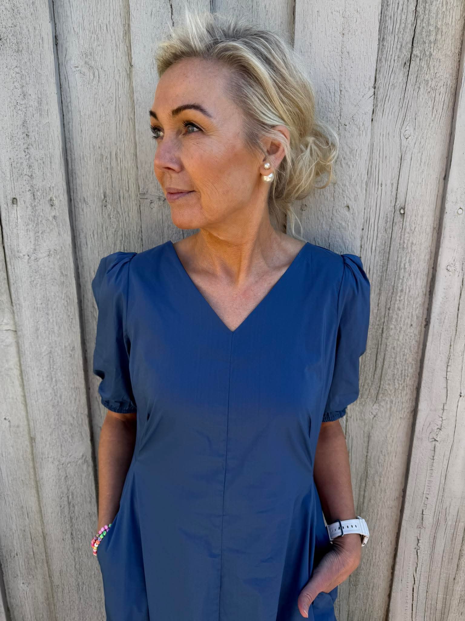 Antoinett SS Dress - True Navy
