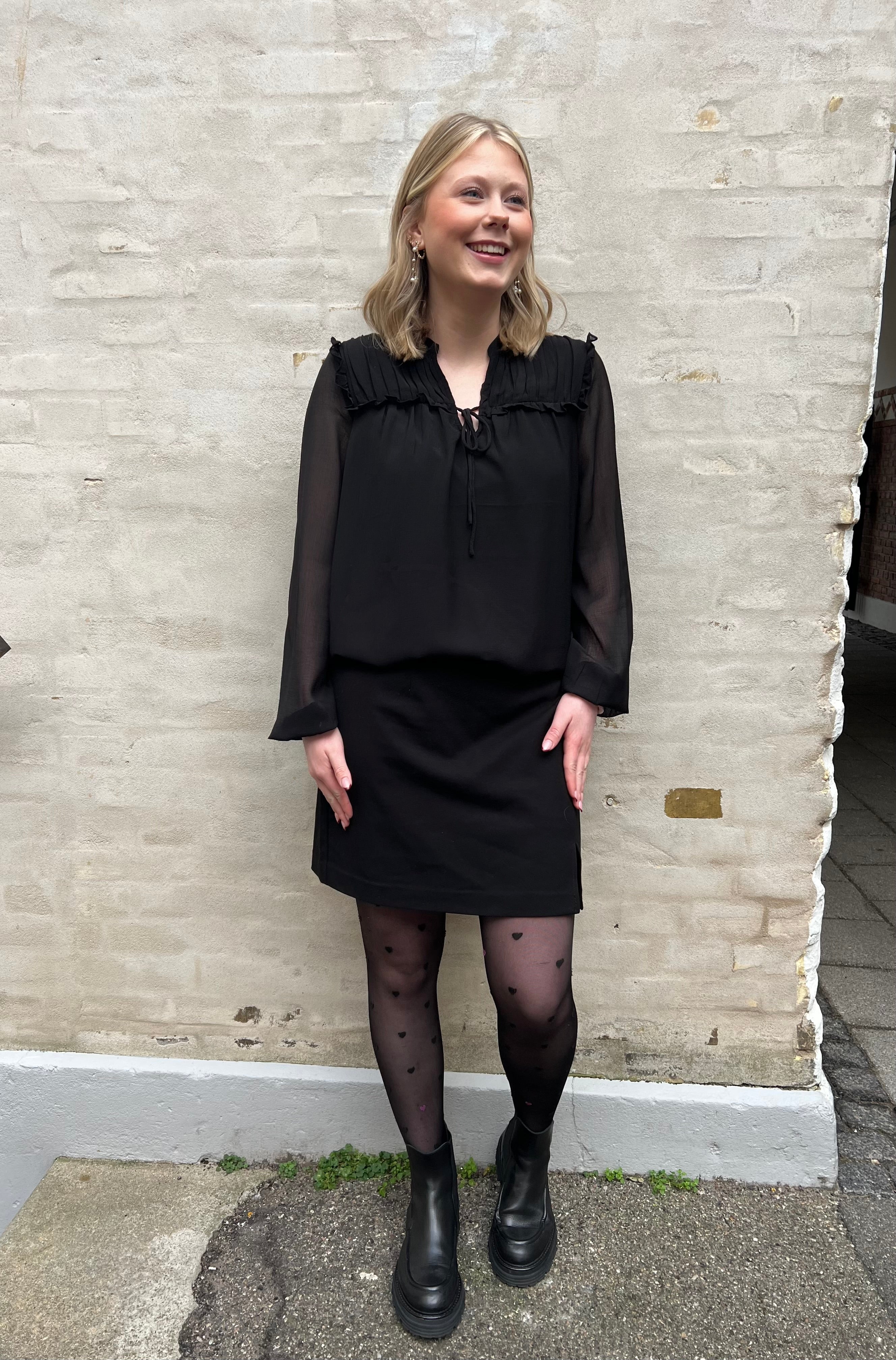 LINEA LS TOPP - Svart